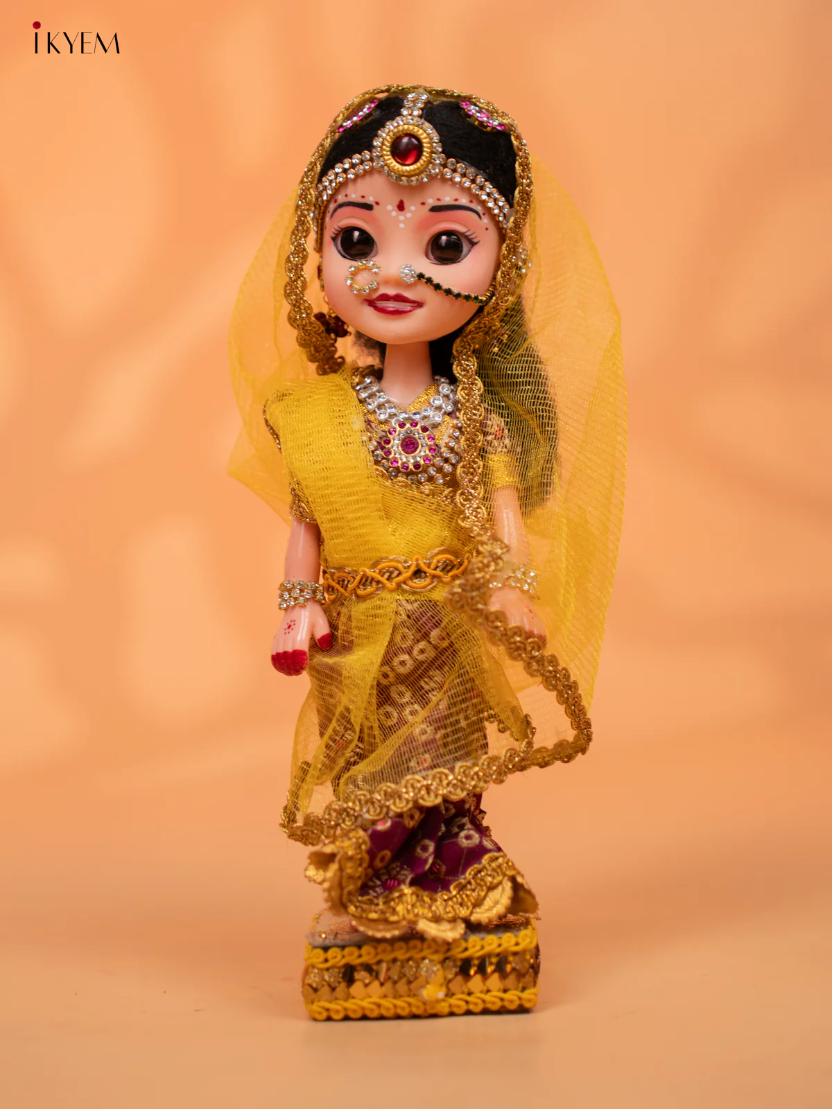 RADHA KRISHNA - Golu Display Doll - 10 inch - KC28148 - Image 6