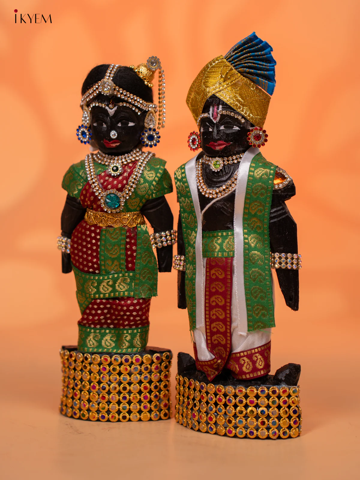 IYENGAR STYLE MARAPACHI - Golu Display Doll - 9 inch - KC28157 - Image 3