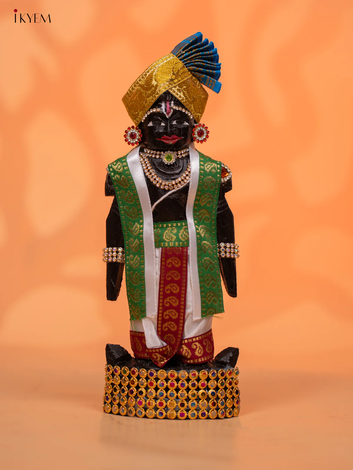 IYENGAR STYLE MARAPACHI - Golu Display Doll - 9 inch - KC28157 - Image 5