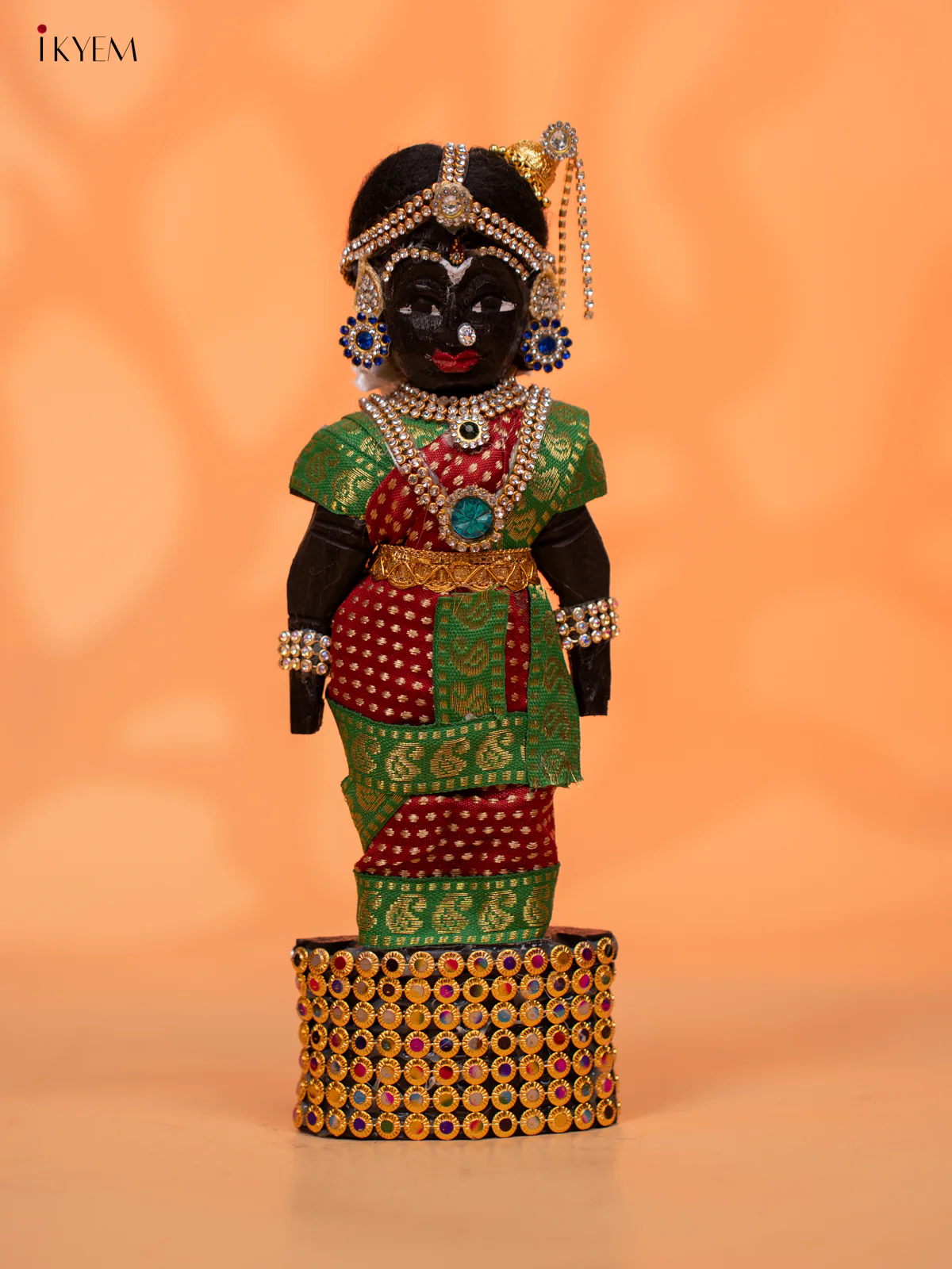 IYENGAR STYLE MARAPACHI - Golu Display Doll - 9 inch - KC28157 - Image 6