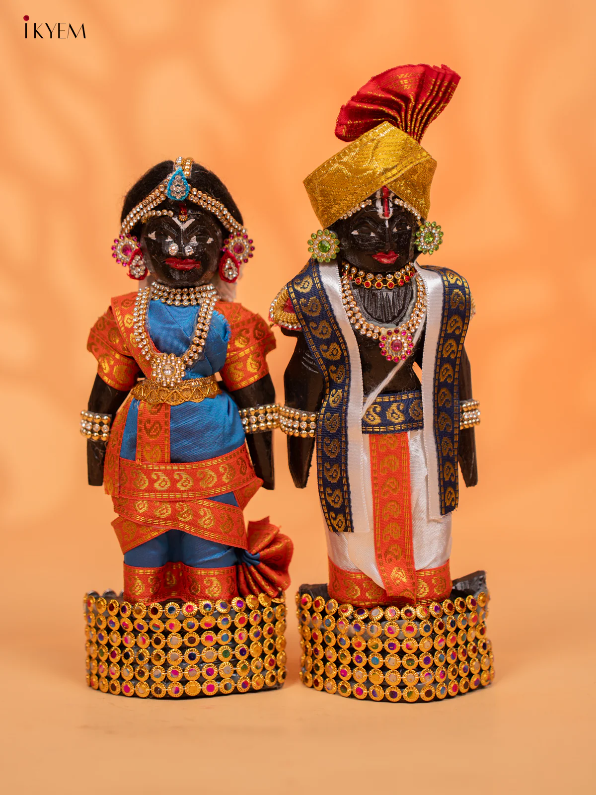 IYENGAR STYLE MARAPACHI - Golu Display Doll - 9 inch - KC28163