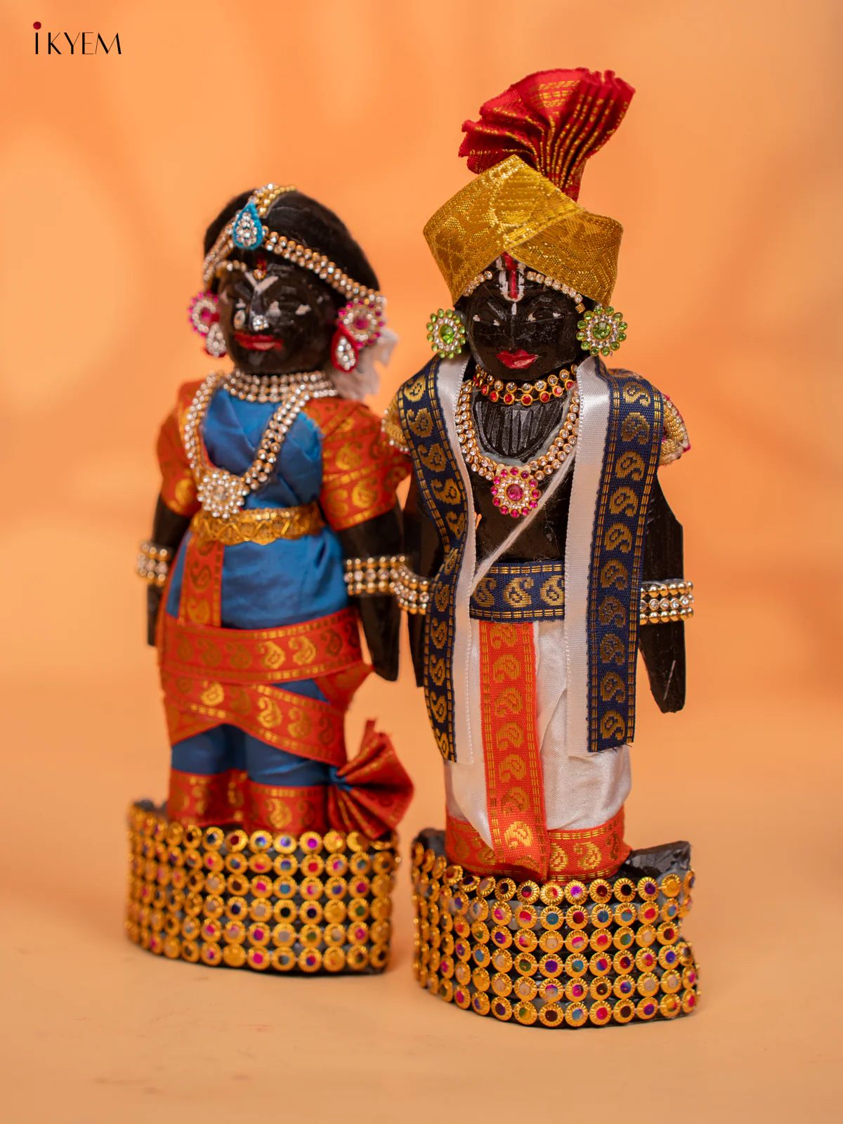 IYENGAR STYLE MARAPACHI - Golu Display Doll - 9 inch - KC28163 - Image 2