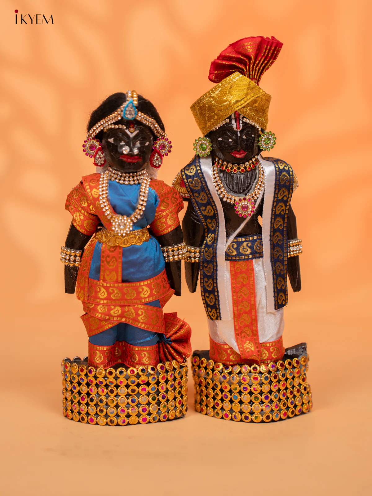 IYENGAR STYLE MARAPACHI - Golu Display Doll - 9 inch - KC28163 - Image 3