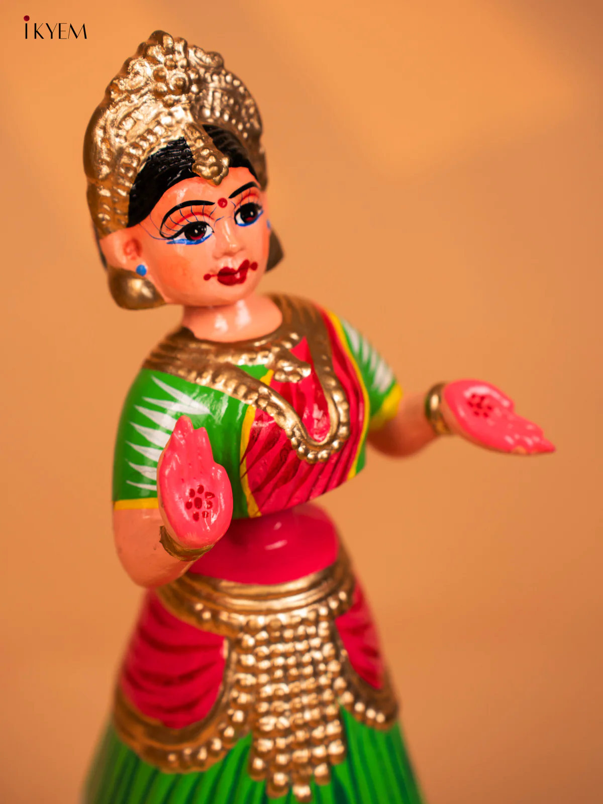 Thanjavur Dancing Doll - inch - KD04114 - Image 4