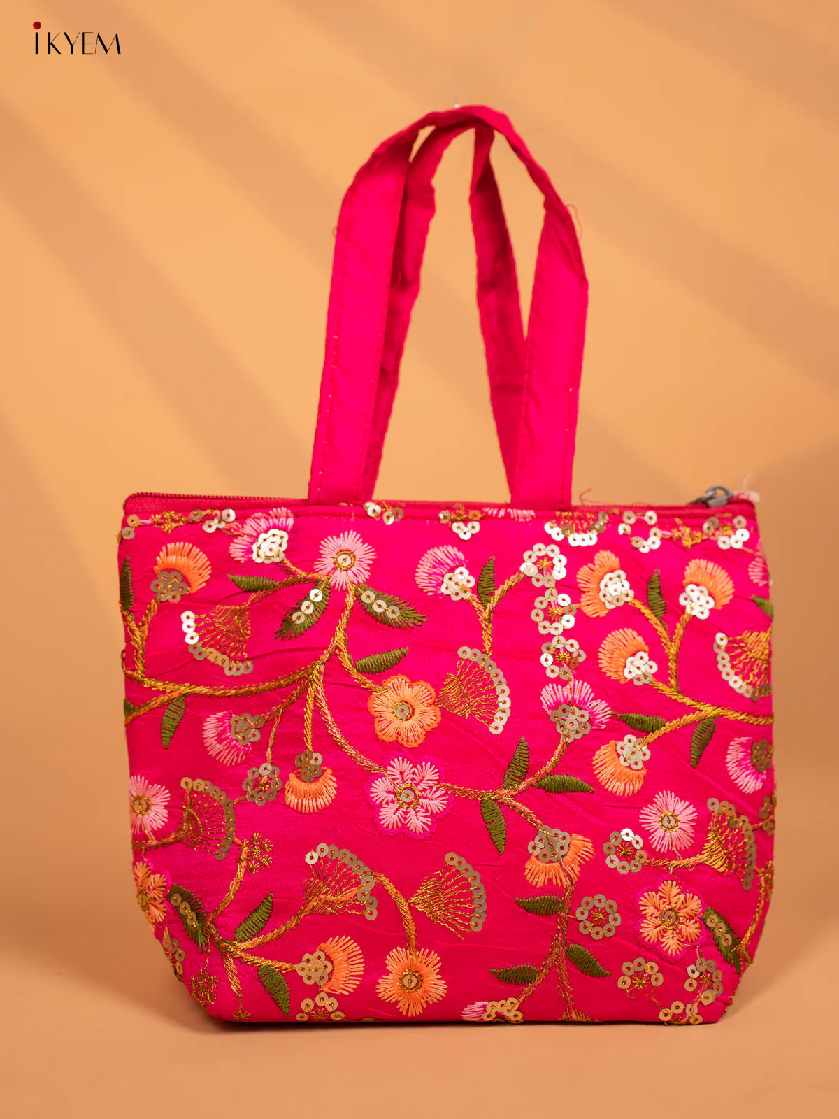 Designer Embroidered HandBag - Floral - KD09122 - Image 3