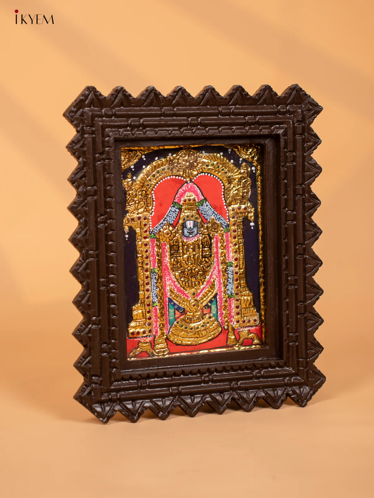 Balaji - Tanjore Painting (11x9) - KD17147 - Image 4