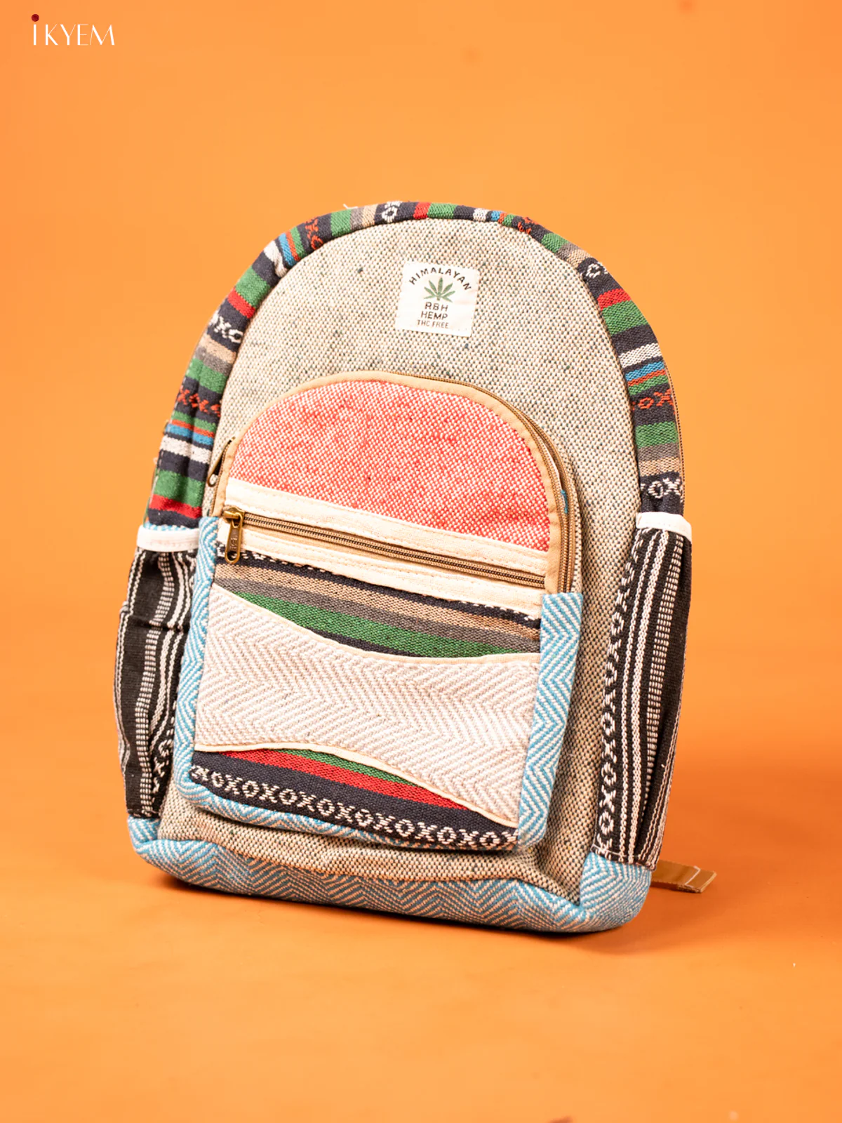 Multi Pocket Hemp Backpack - Image 2