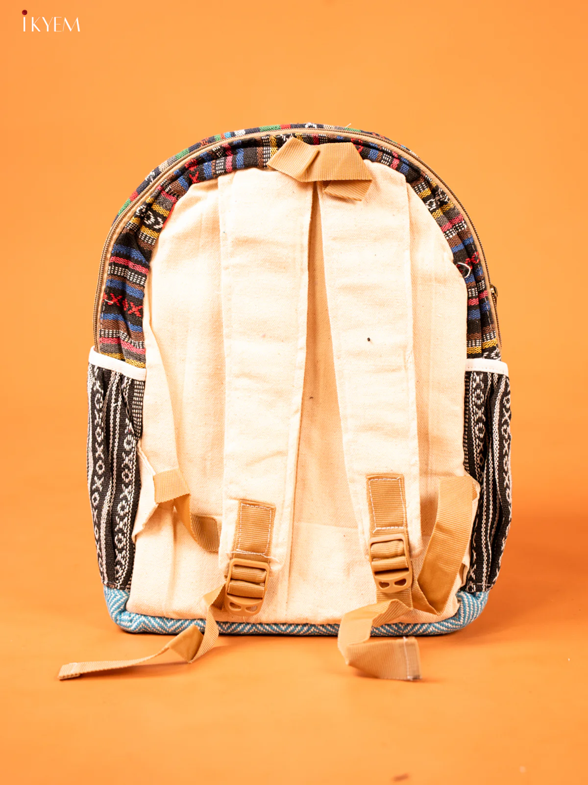 Multi Pocket Hemp Backpack - Image 3