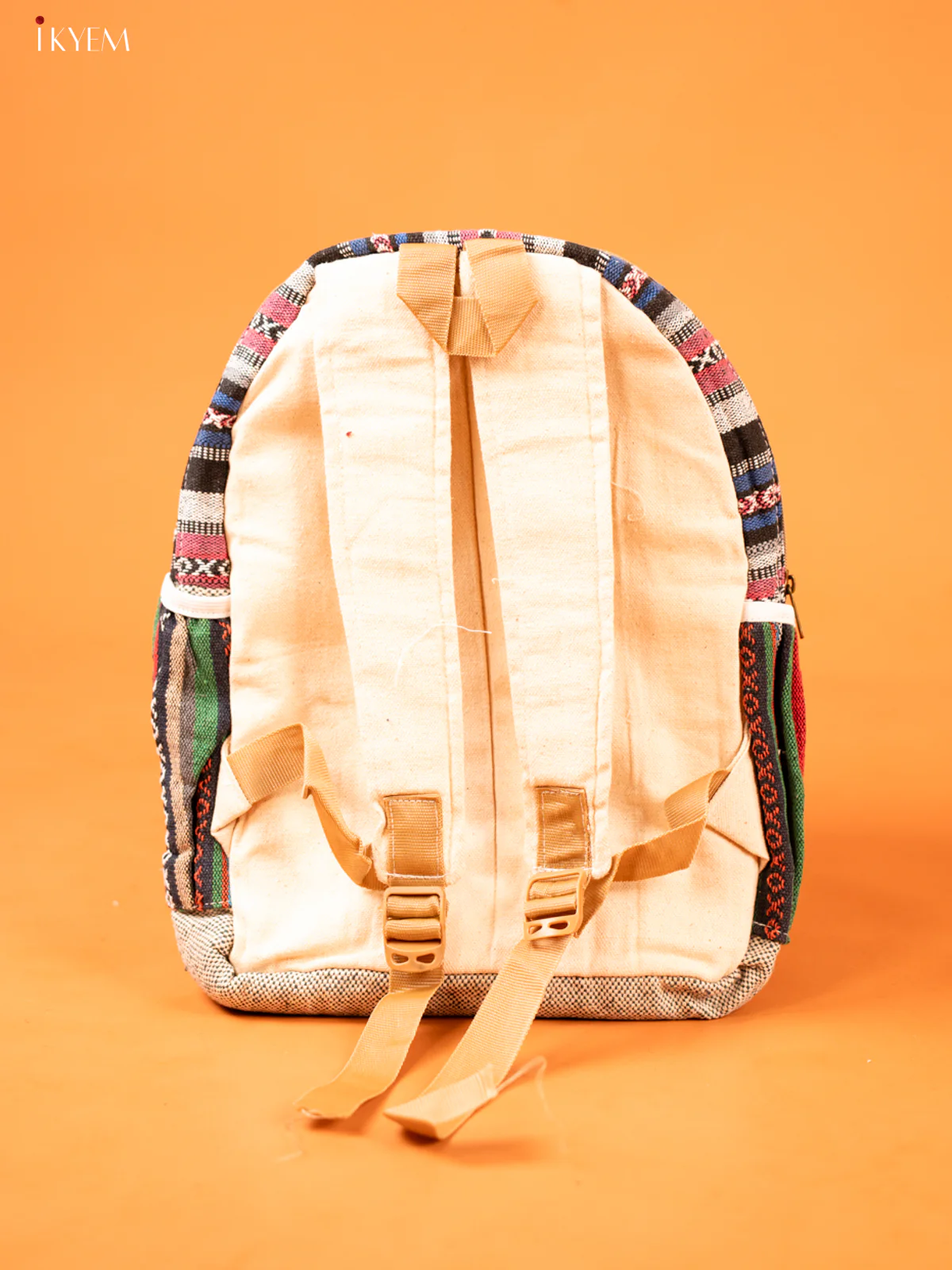Multi Pocket Hemp Backpack - Image 3