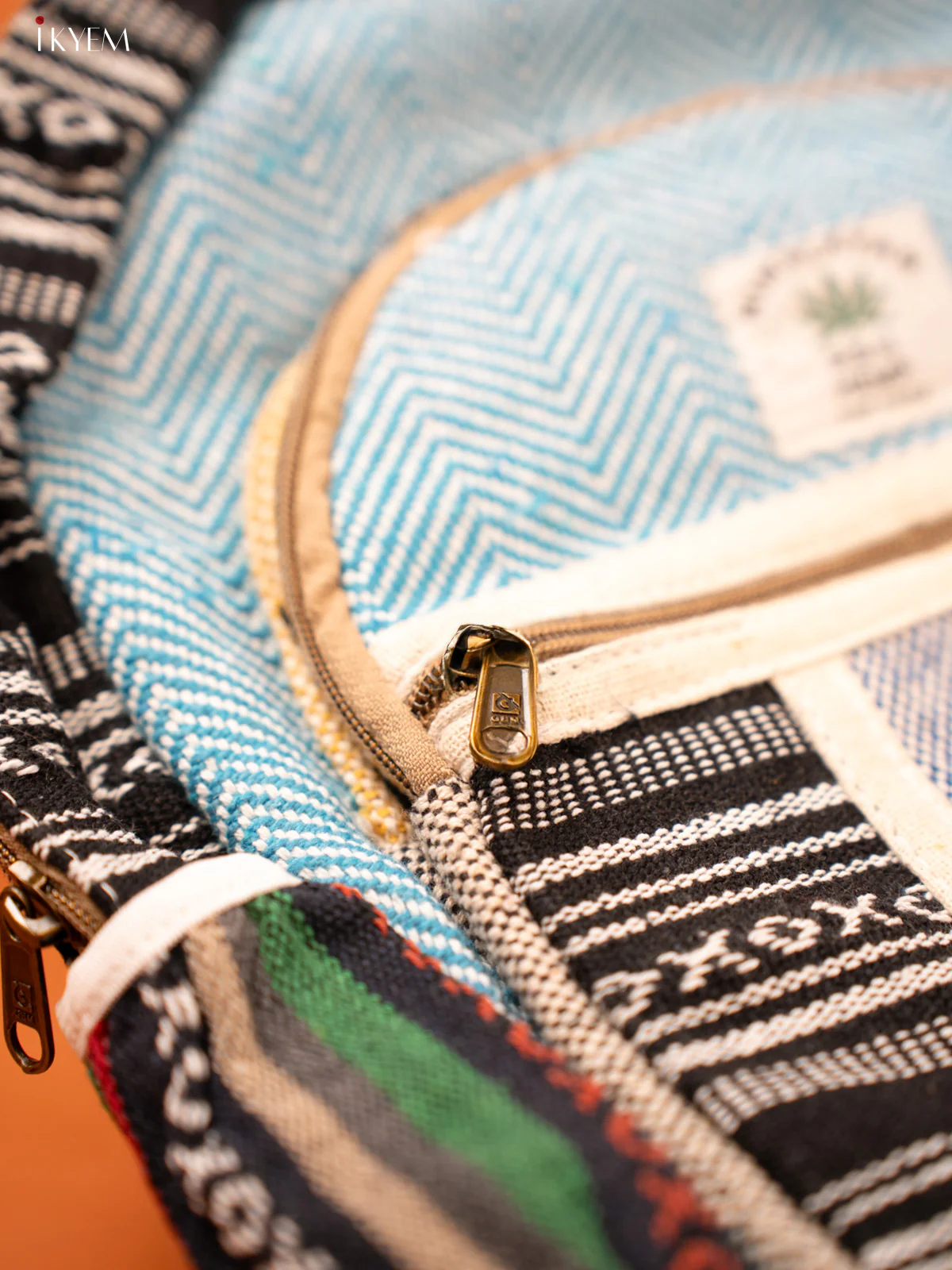 Multi Pocket Hemp Backpack - Image 4