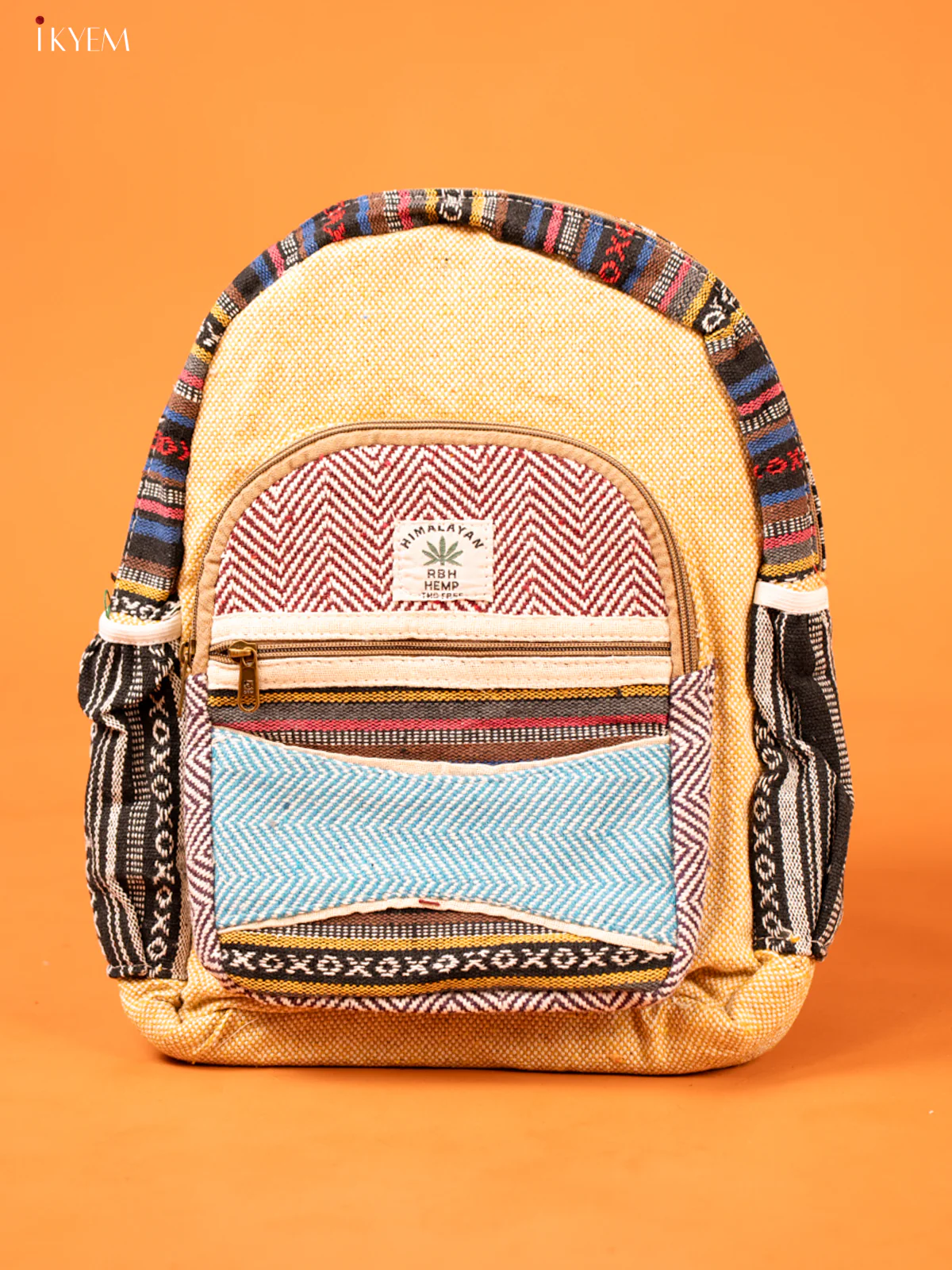 Multi Pocket Hemp Backpack - KD26120