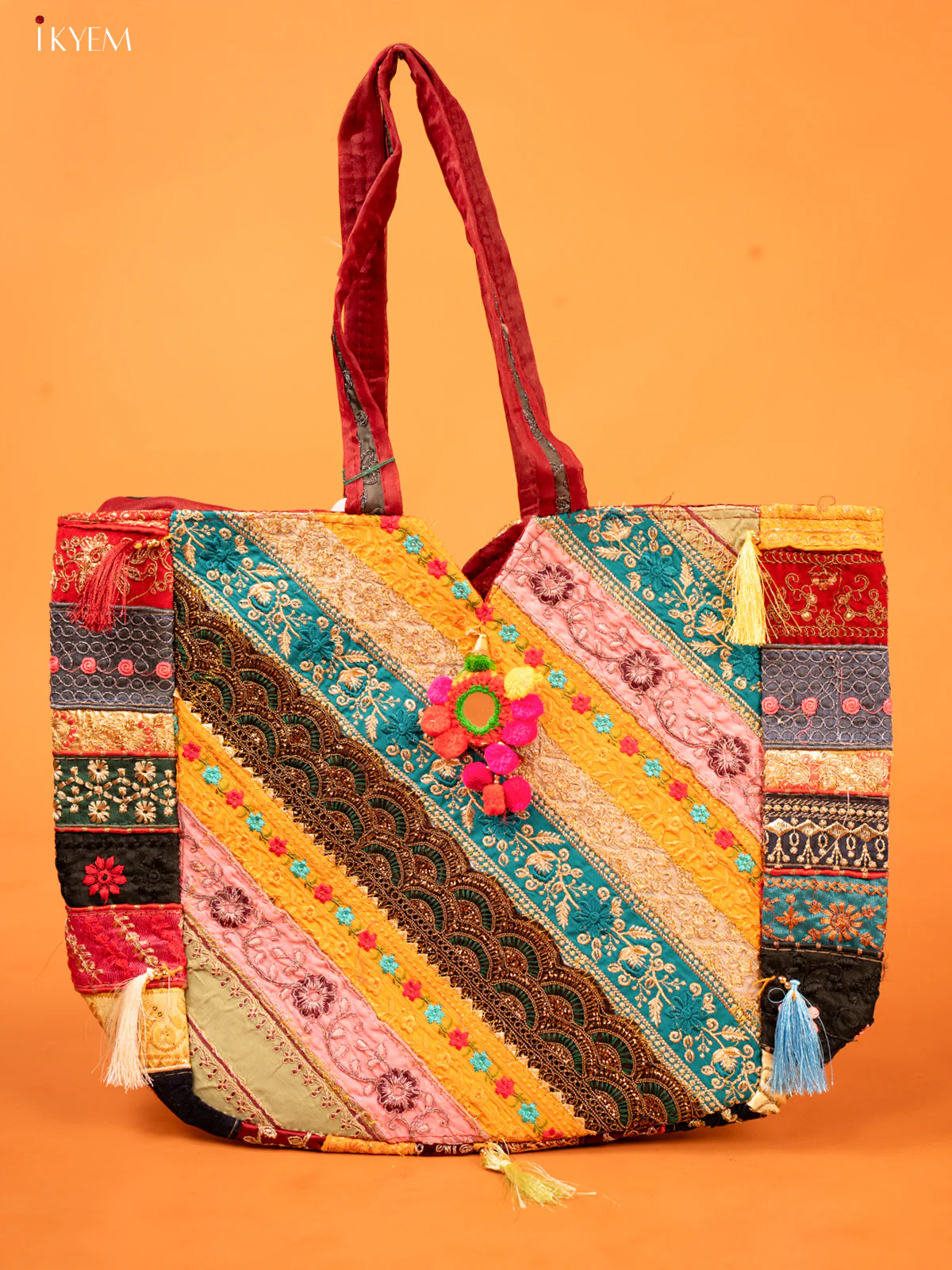 Multicolor Messenger Bag