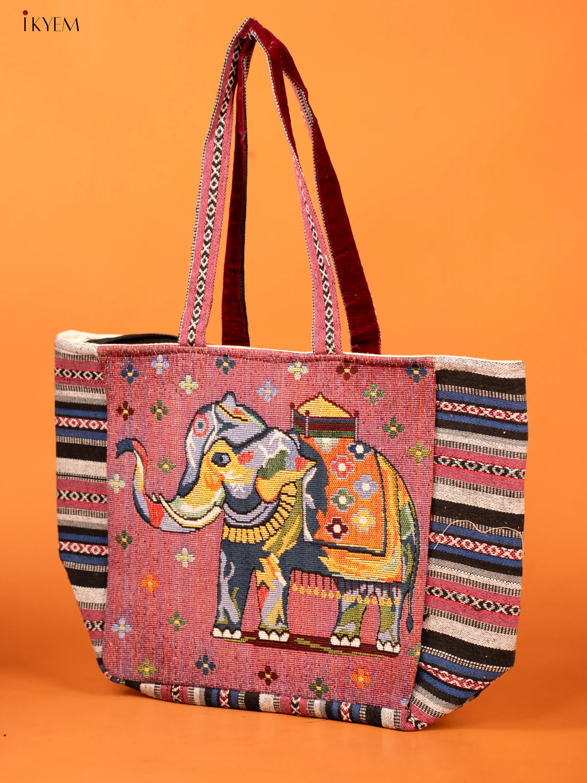 Canvas Tote Bag - Elephant - Image 2