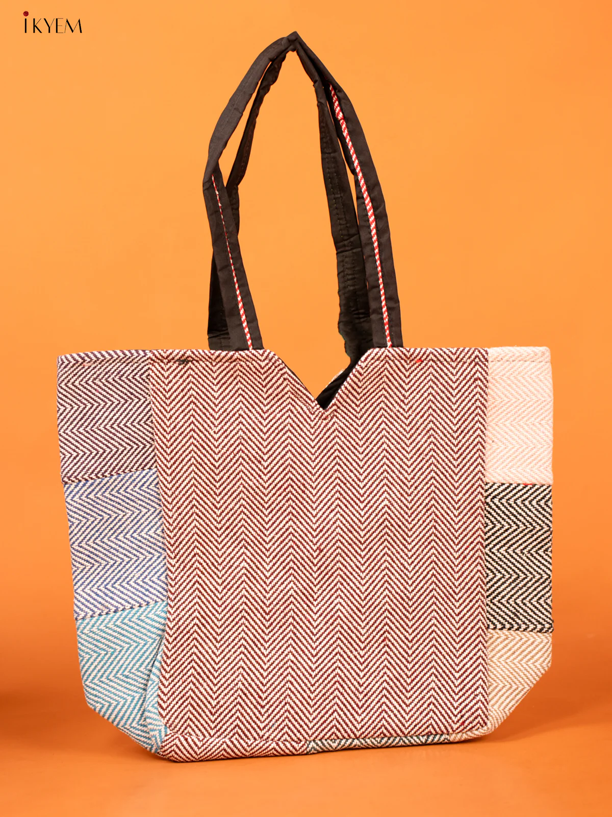 Multicolor Patchwork Shoulder bag - KD26159 - Image 3
