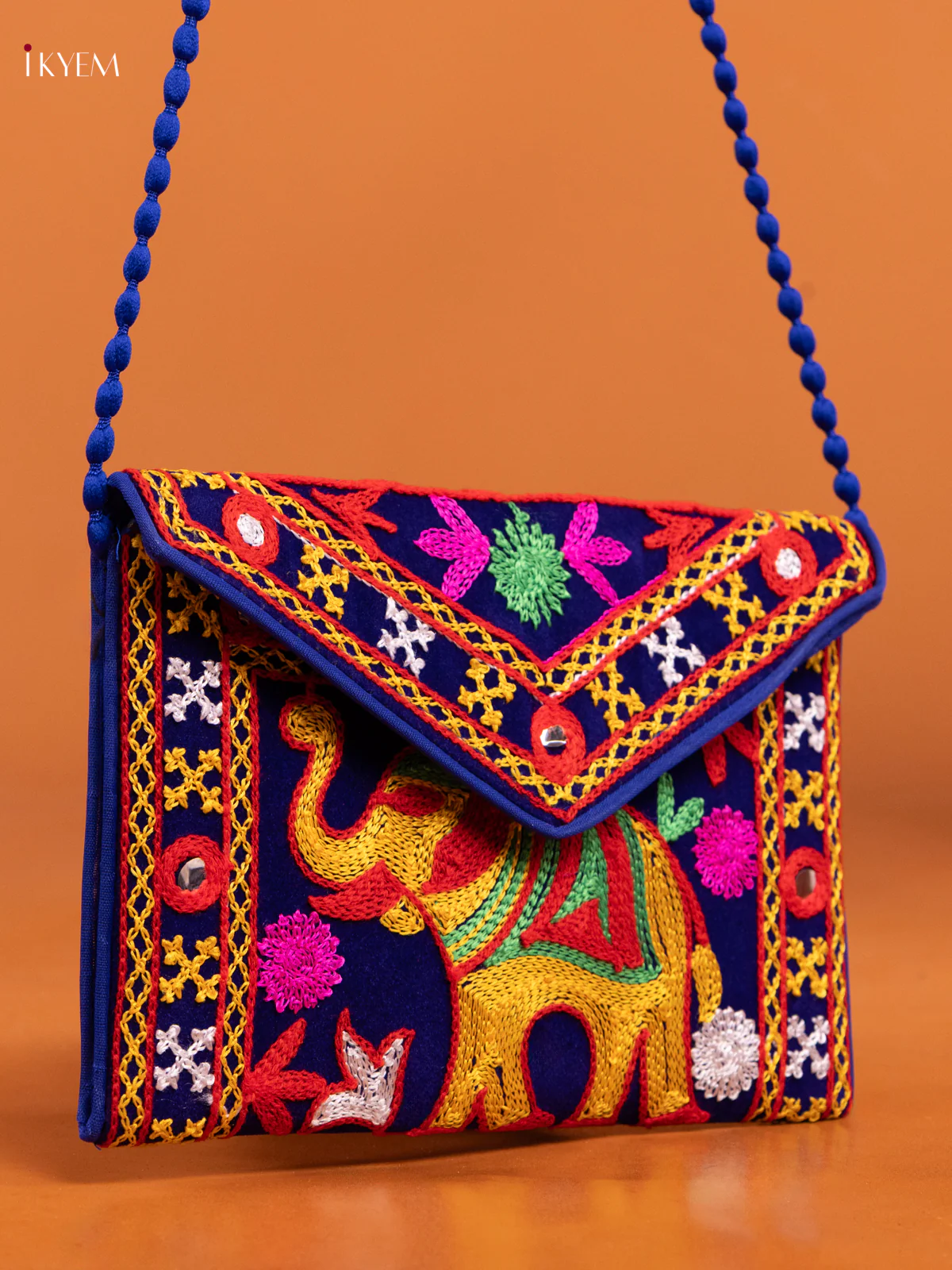 Embroidered rajasthani Multi color Sling bag - Image 2
