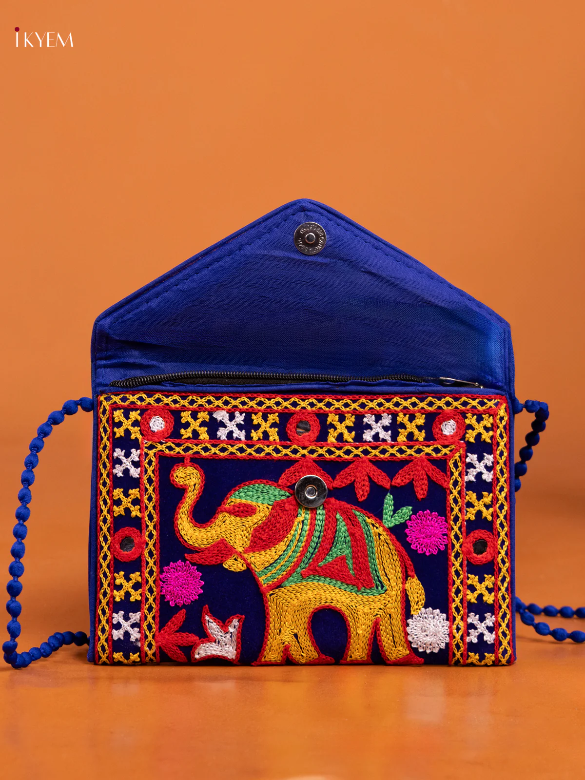 Embroidered rajasthani Multi color Sling bag - Image 3