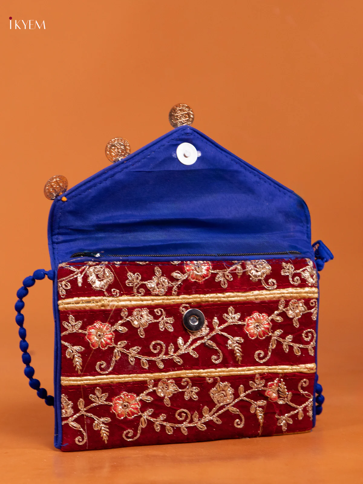 Embroidered Multi color Sling bag - Small - Image 3