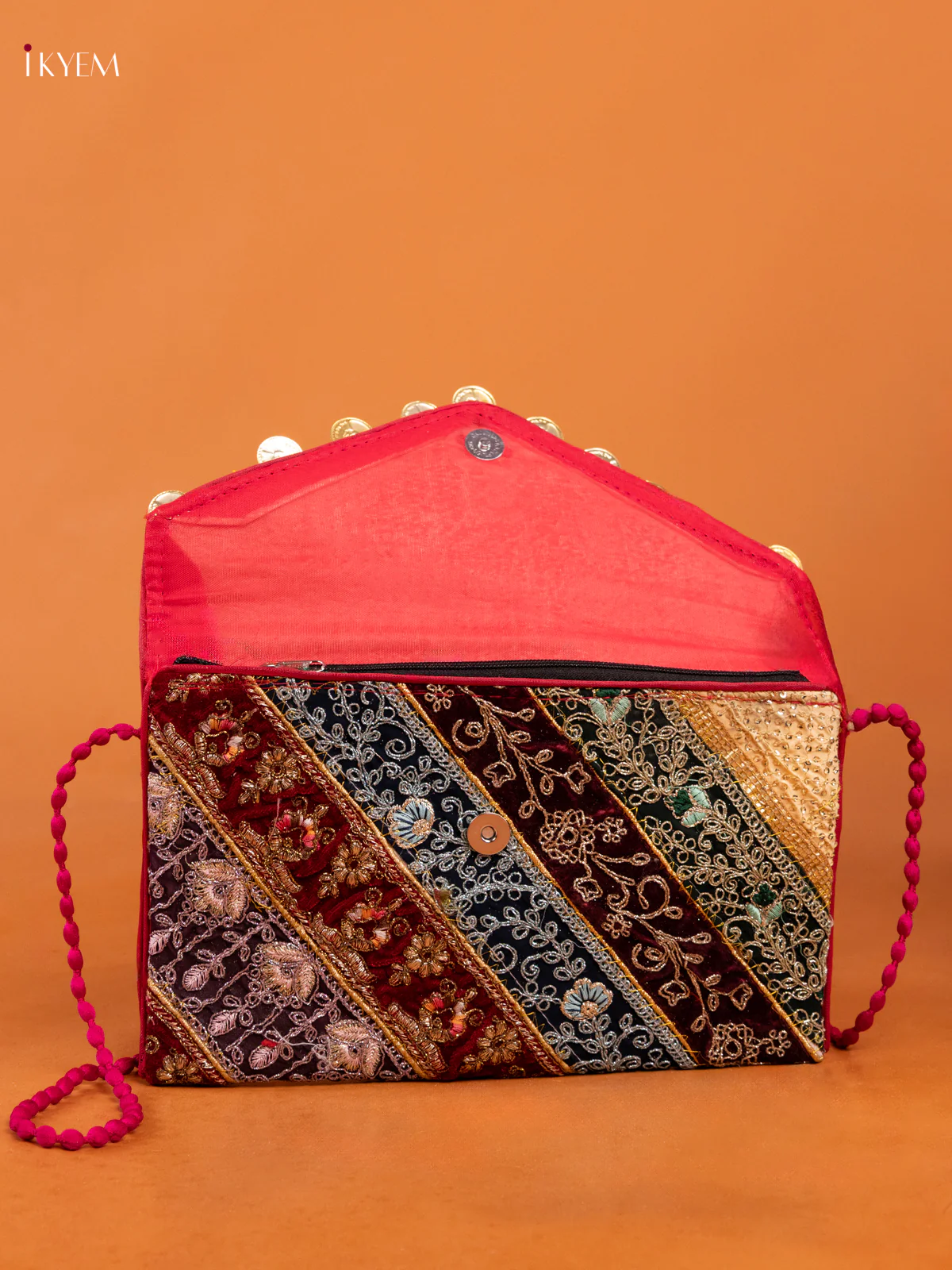 Embroidered Multi color Sling bag - big - Image 3