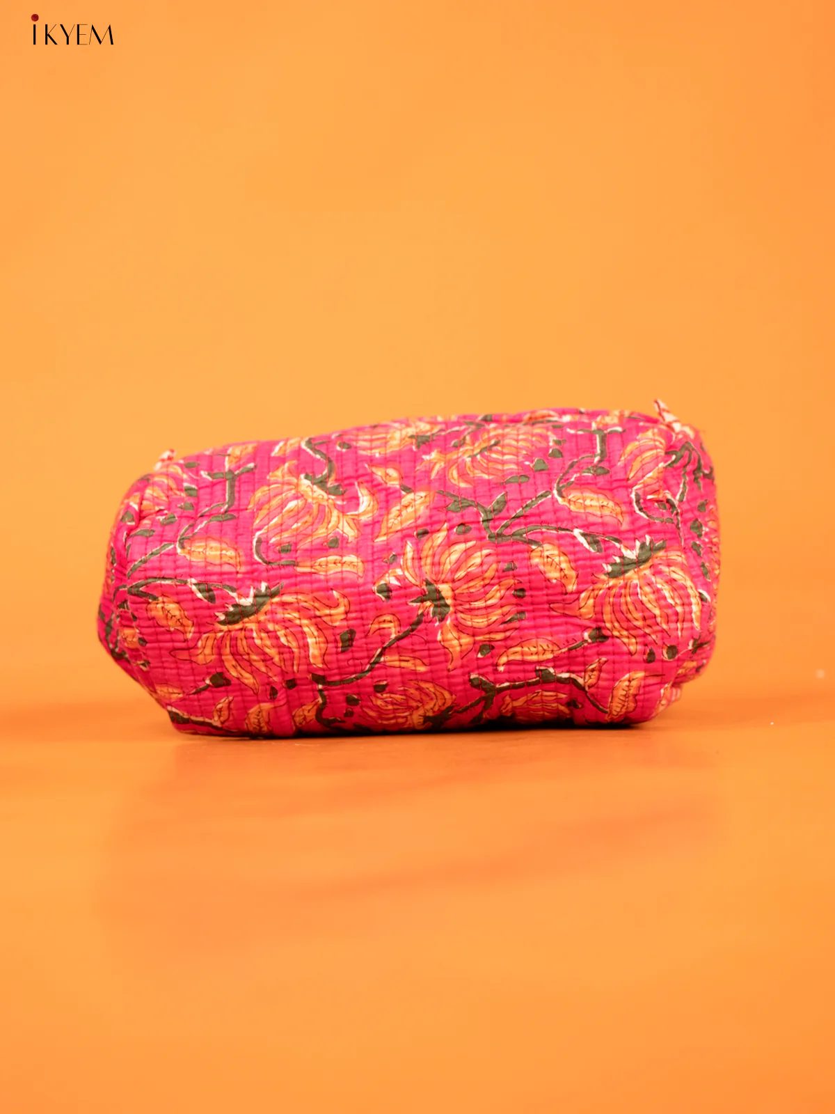 Cotton printed Pouch - Set of 3 - Pink - KD26320 - Image 3