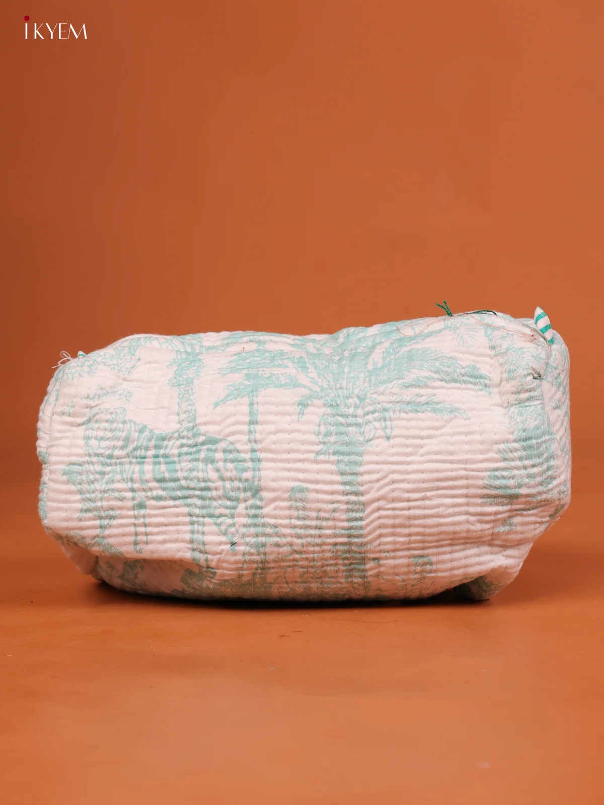 Cotton printed Pouch - Set of 3 - Sky Blue - KD26334 - Image 4