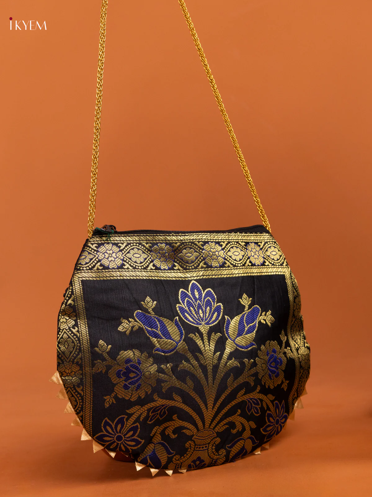 Banarasi Silk Sling Bag - KD26387 - Image 2