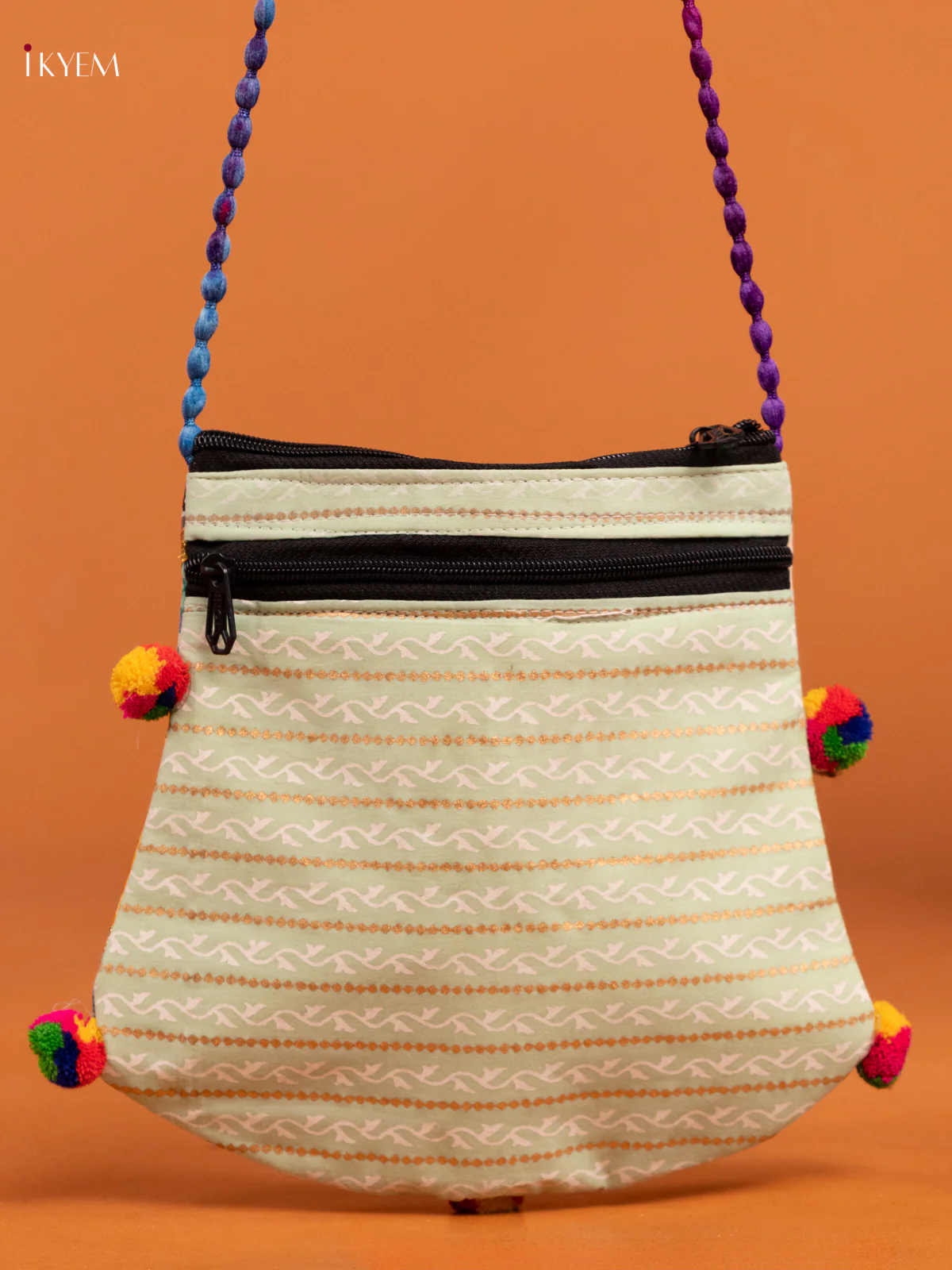 Godari Design Mix Farbric Sling bag - Image 3