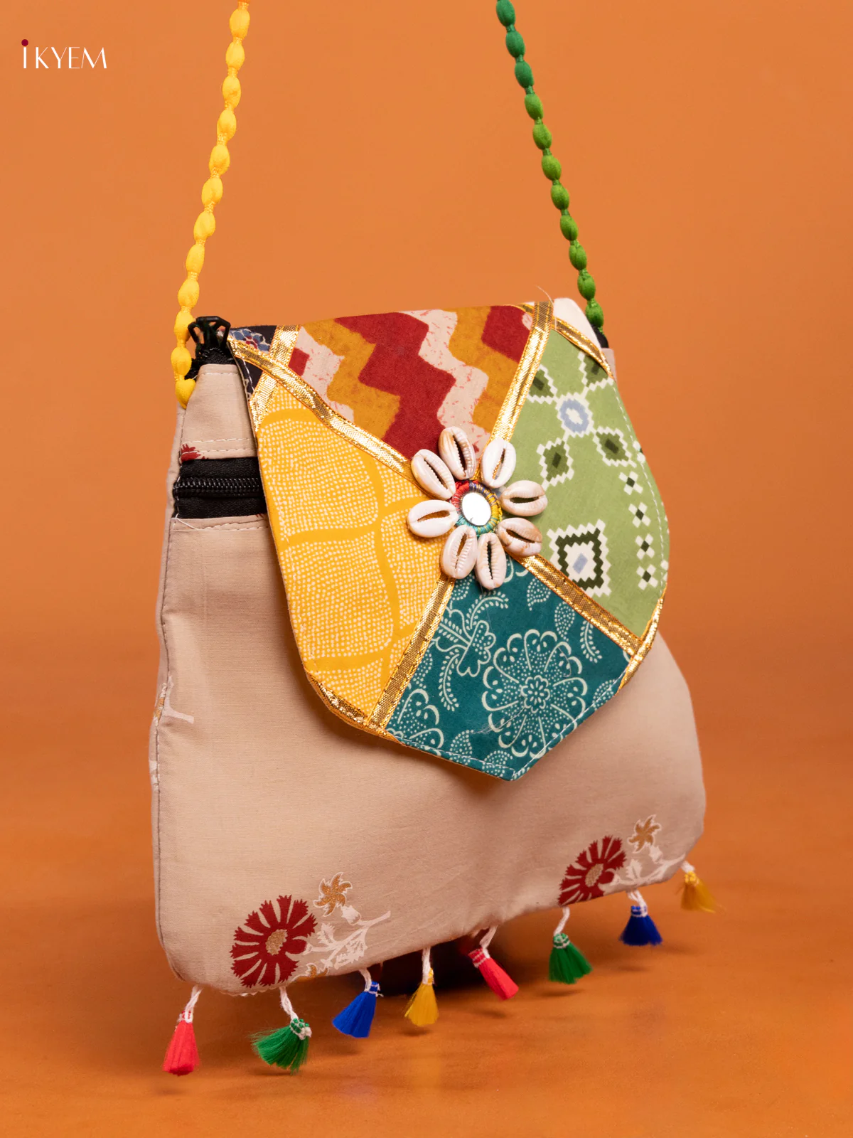 Godari Design Mix Farbric Sling bag - Image 2