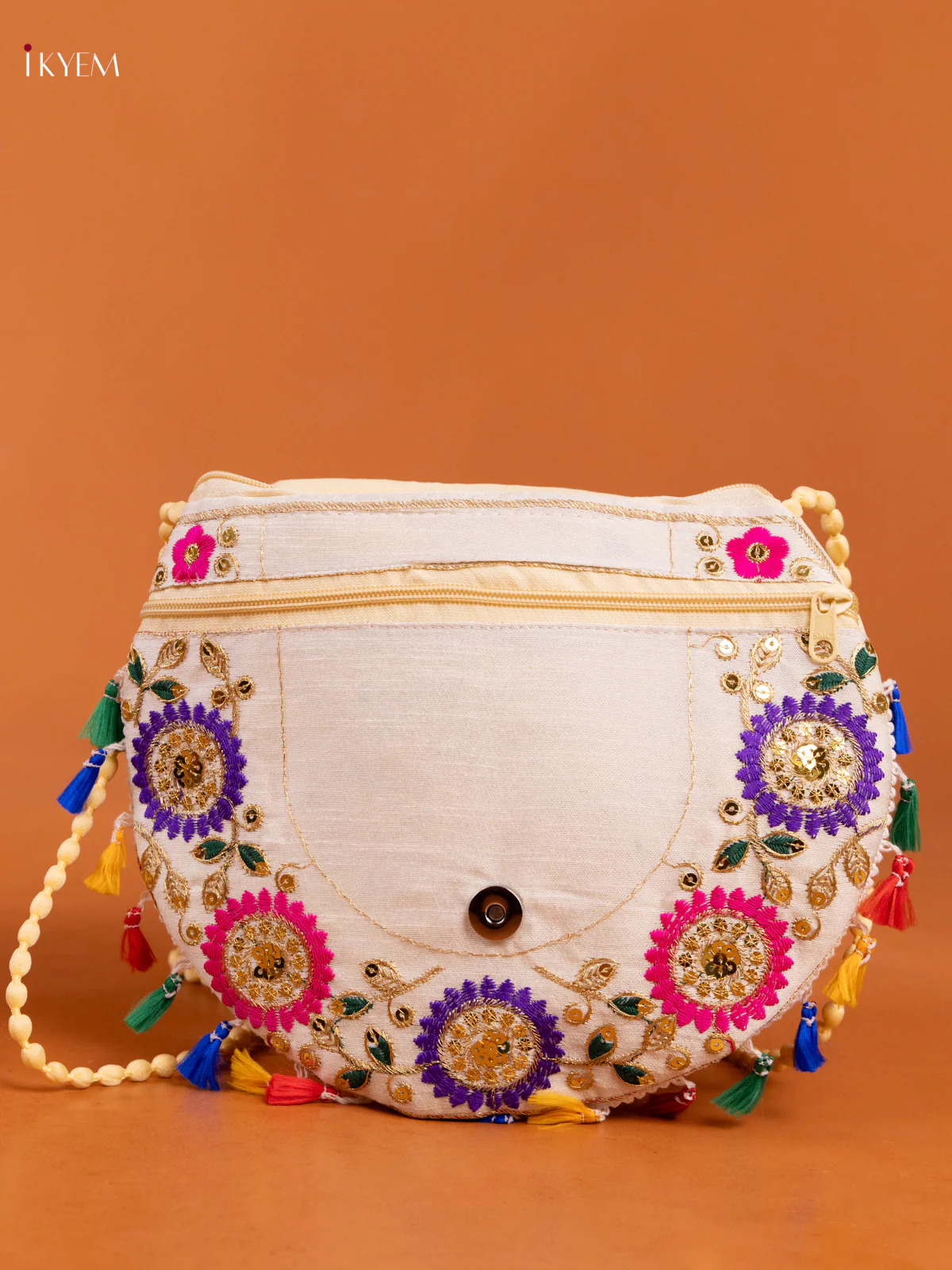Multi Color Embrodery Sling Bag - butterfly - Image 3