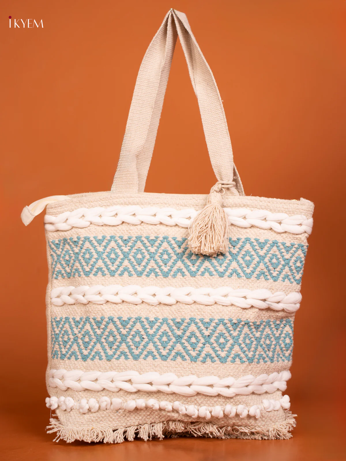 Cloth Bag Blue With white - KD26469