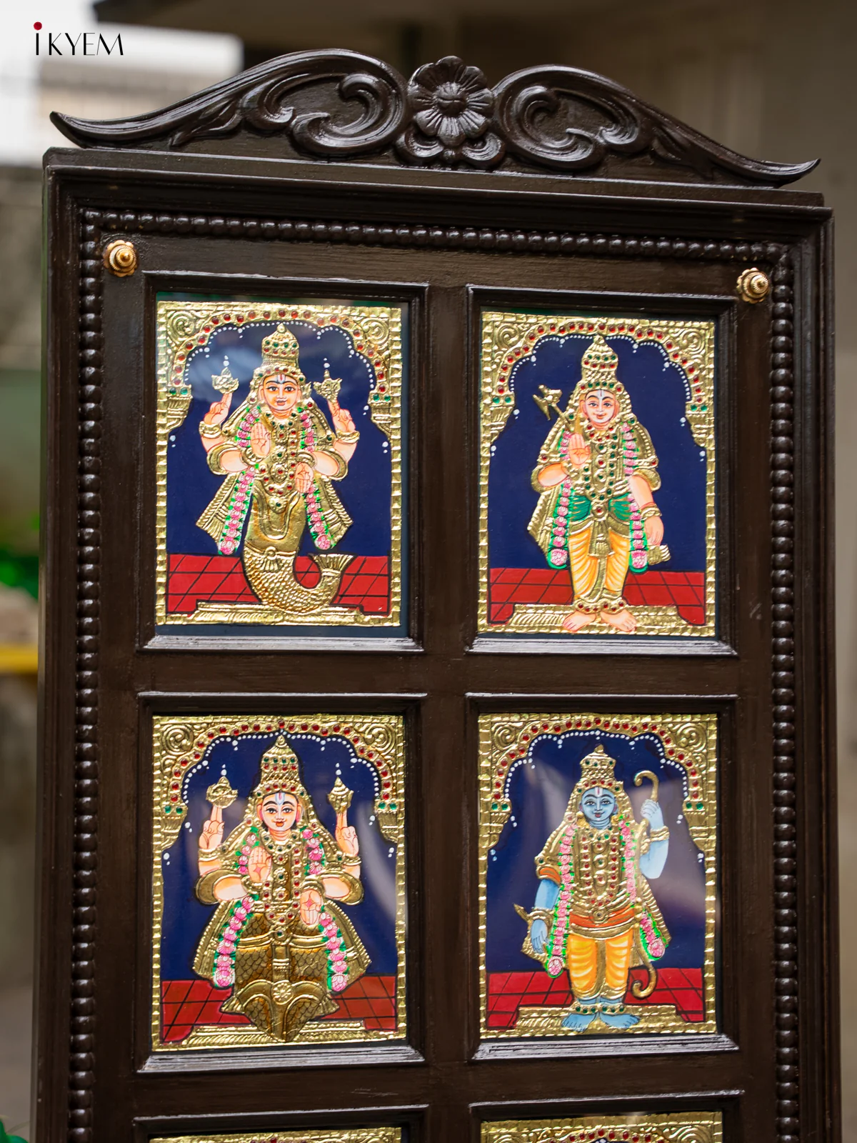 Dasavatharam Tanjore Painting - Big - KE03113 - Image 4