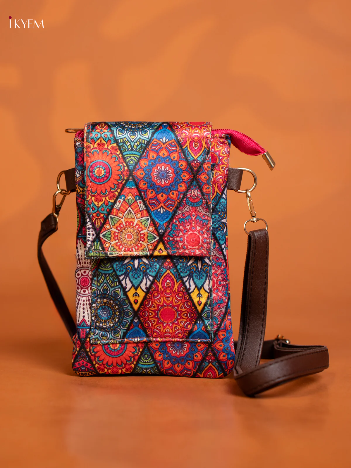 IKKAT POUCH - MULTICOLOUR