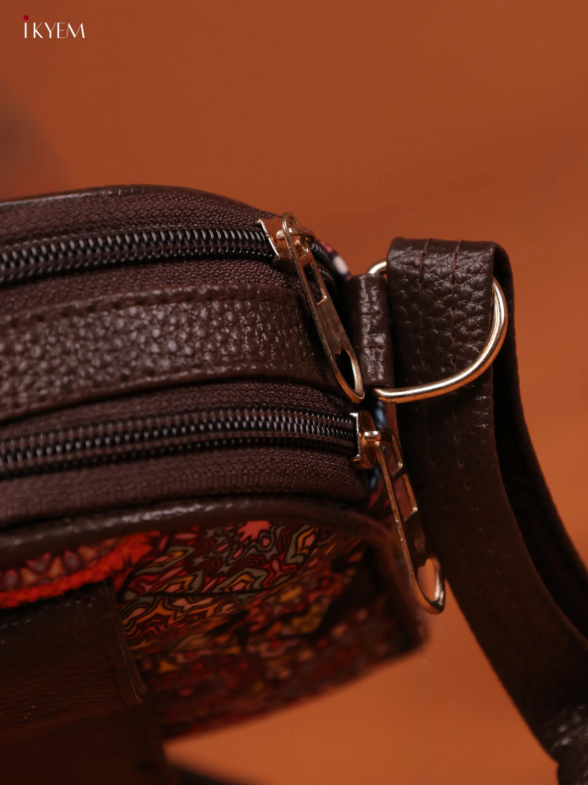 Mandala Print Sling Bag with 3 Compartments - Multicolour - KE10141 - Image 3
