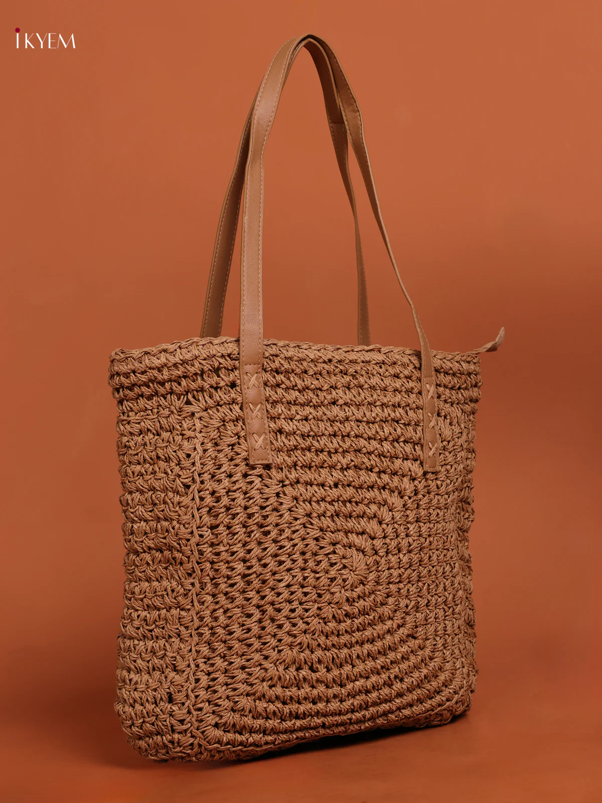 Beach Shoulder Bag with zipper - sandal - KE16132 - Image 2