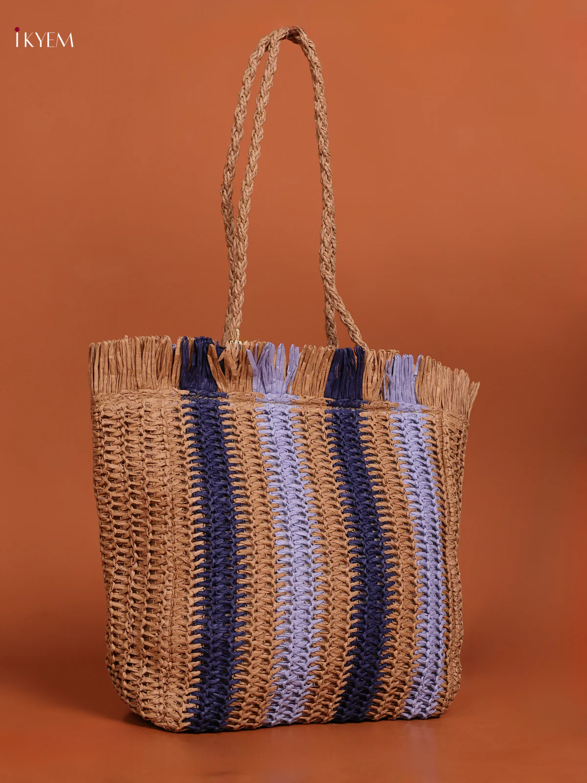 Thatch Beach Hand Bag - Blue - KE16193 - Image 2