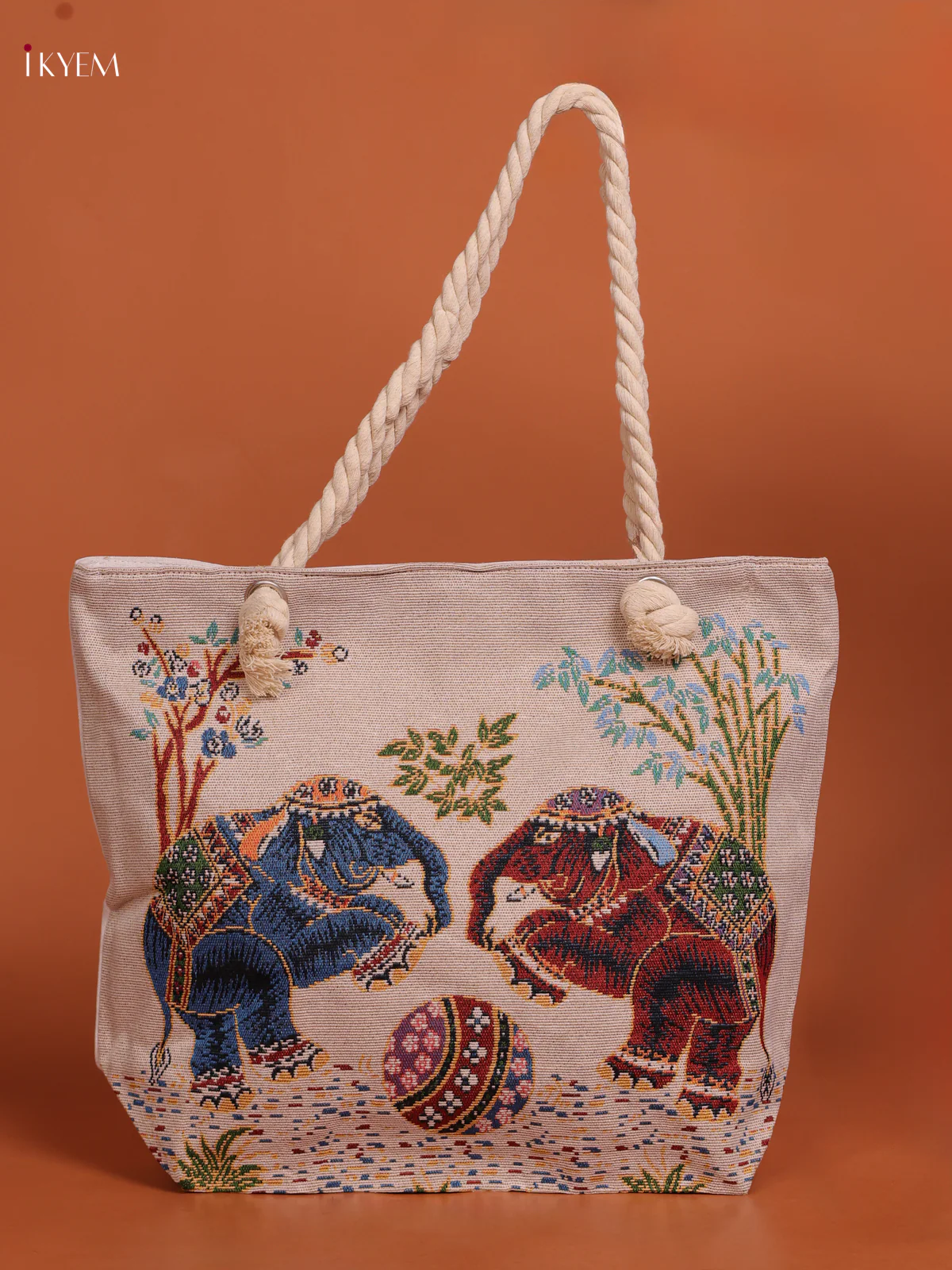 Rajasthani Pattern Hand Bag And Pouch Multicolour