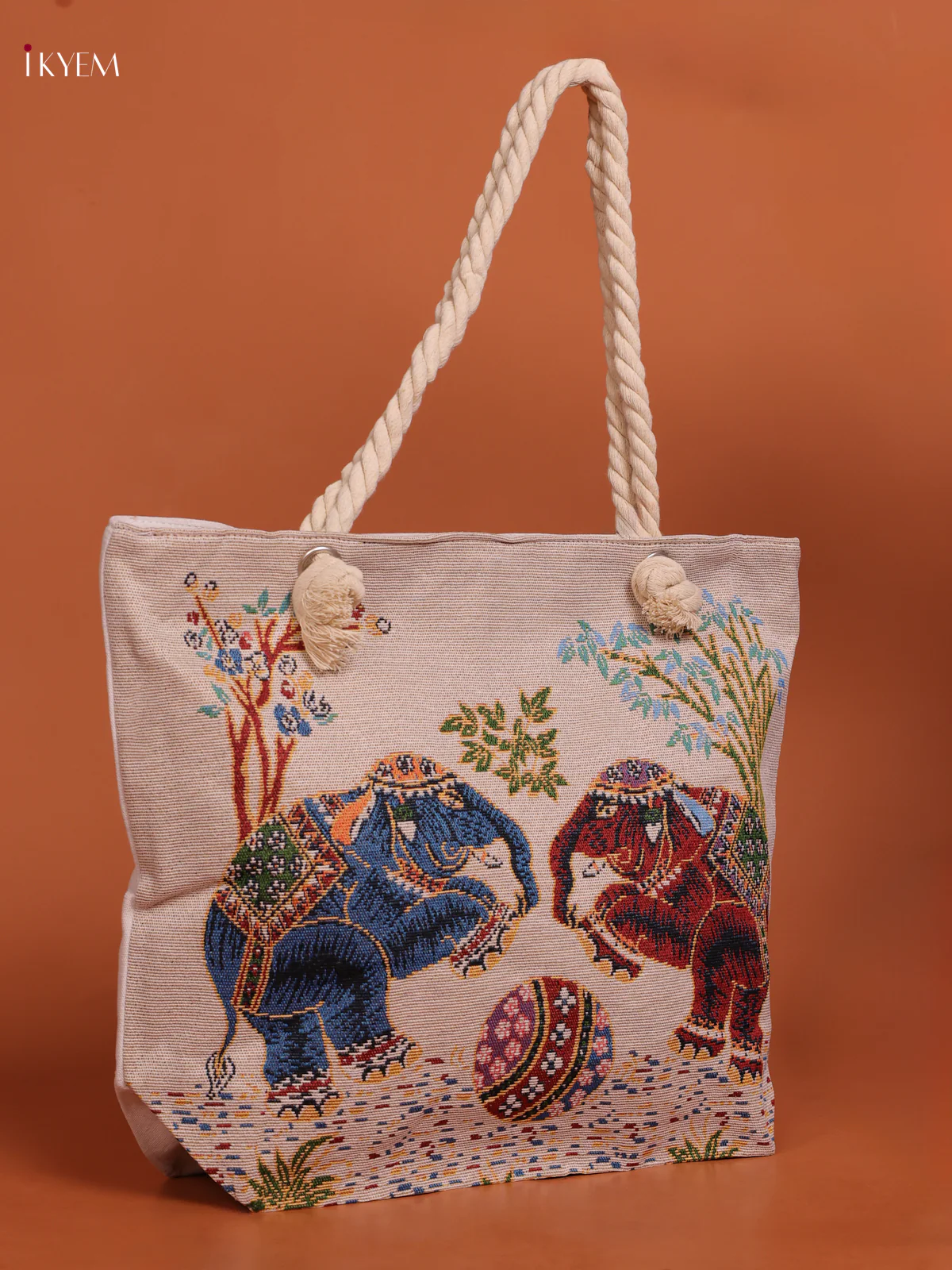 Rajasthani Pattern Hand Bag And Pouch Multicolour - Image 2