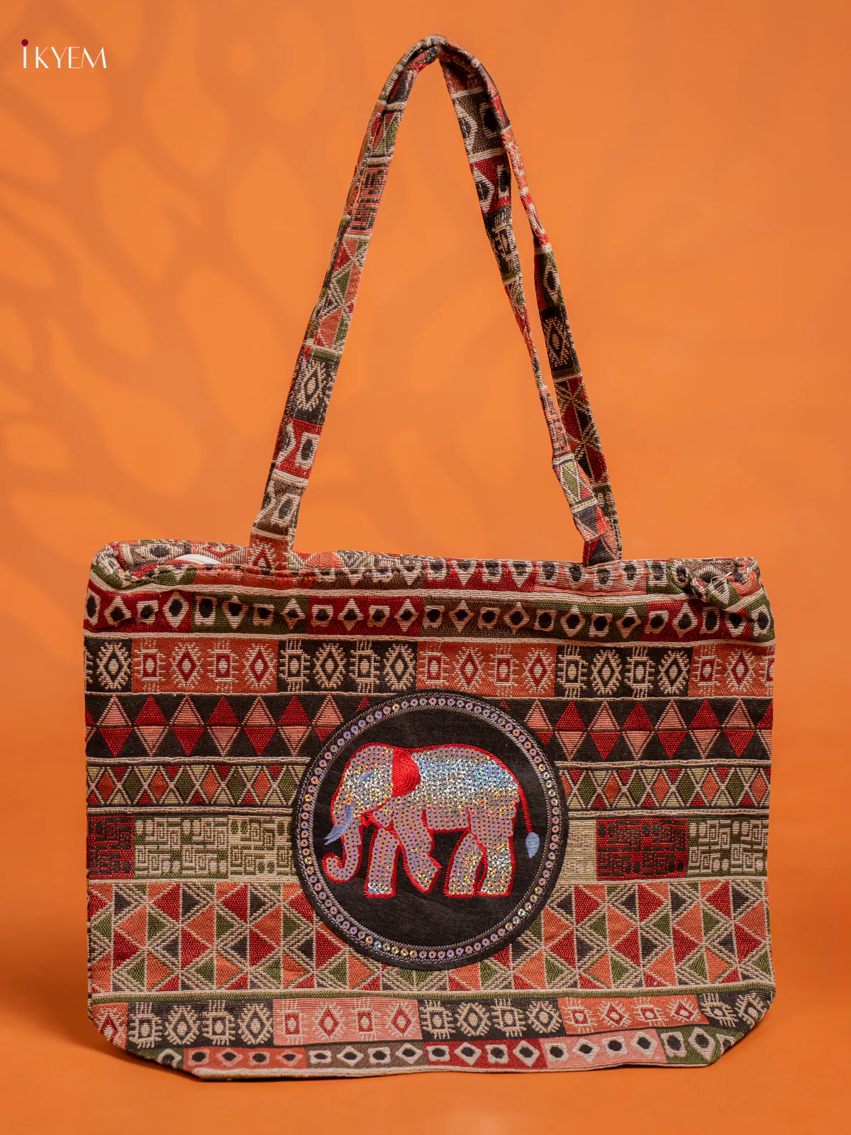 Elephant Hand Bag Orange