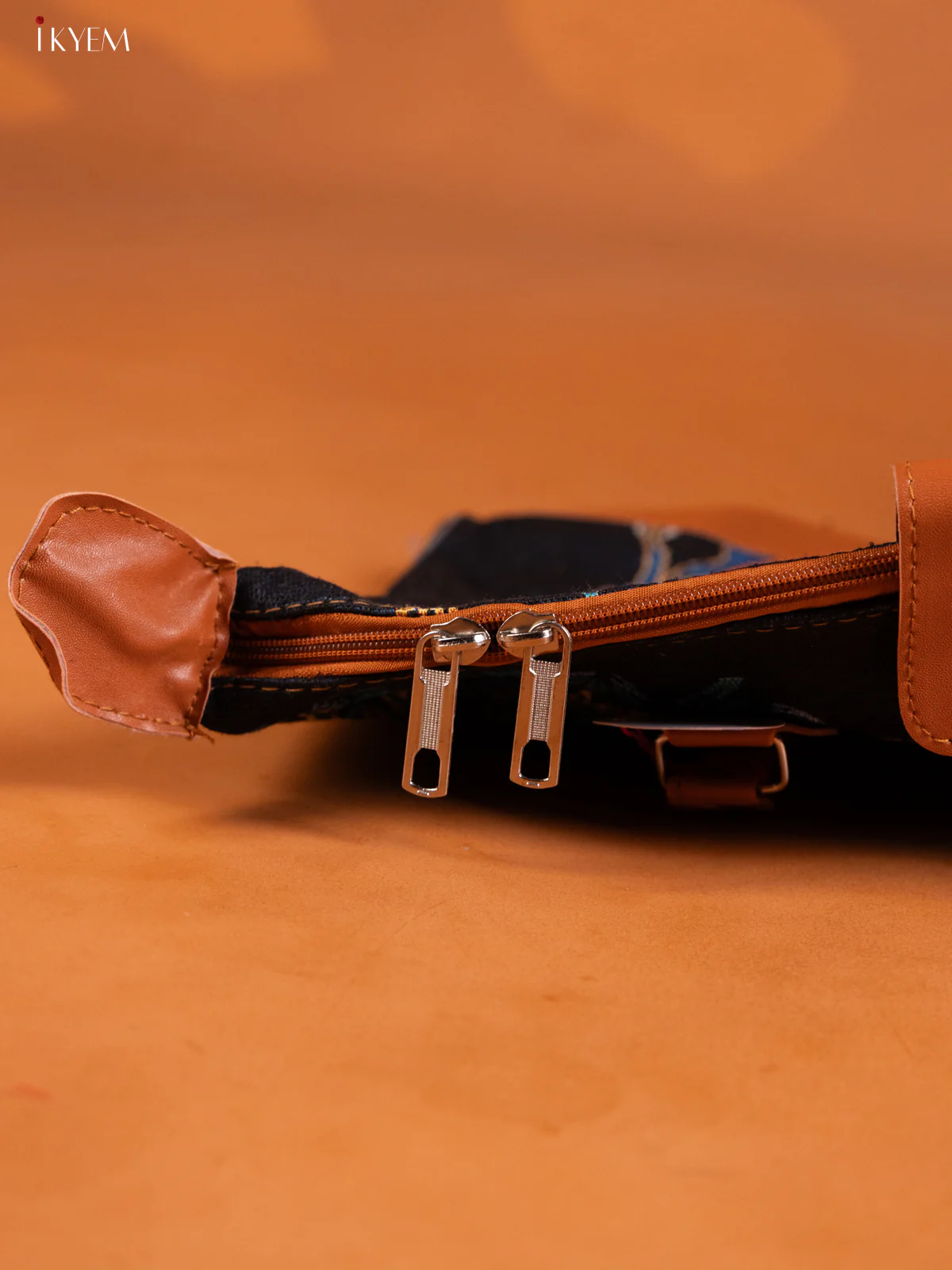 Elephant Hand Bag Navy Blue - Image 3