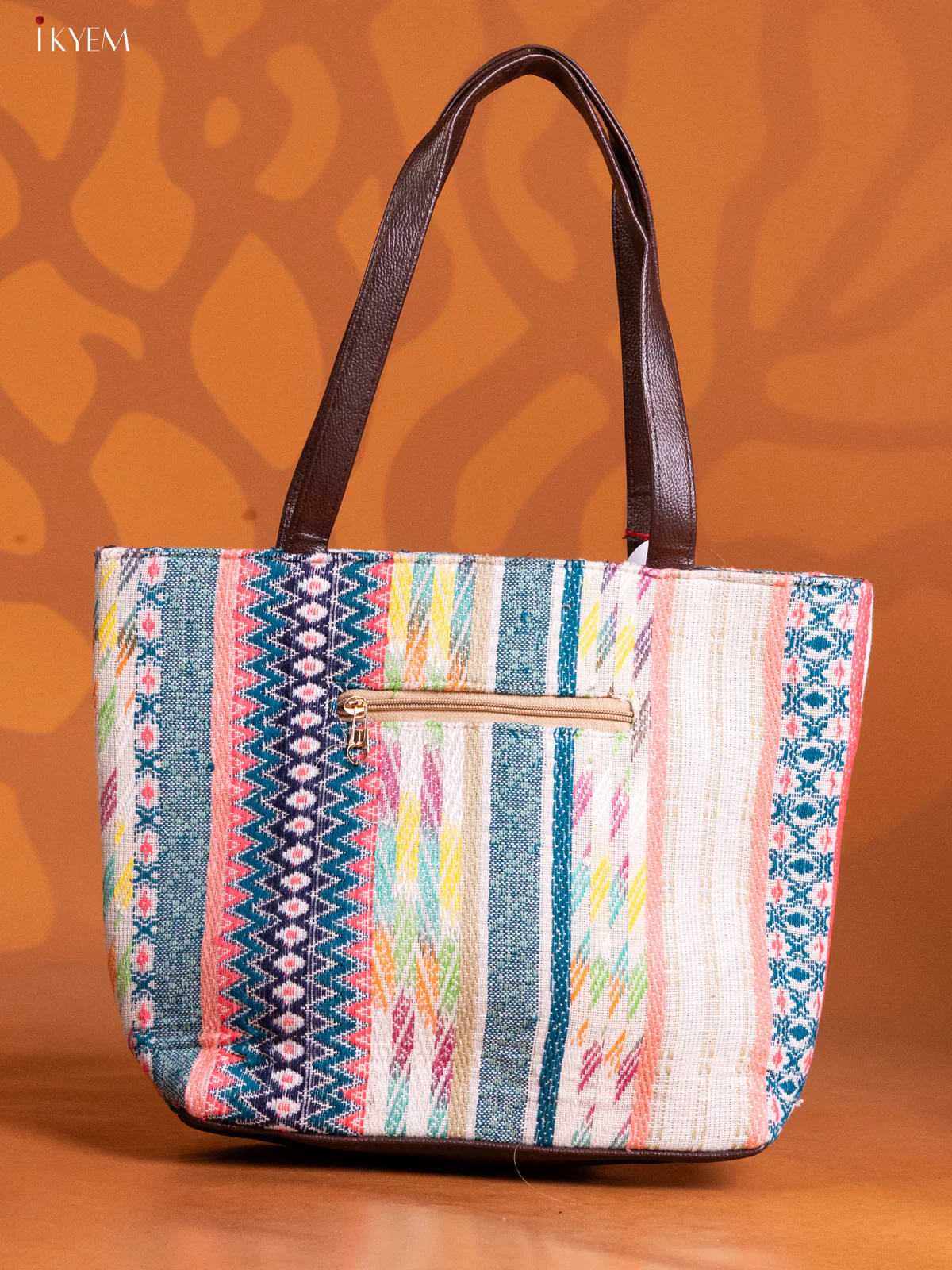 Ikat Design Handbag Combo Set - Multicolour - KE16292 - Image 3