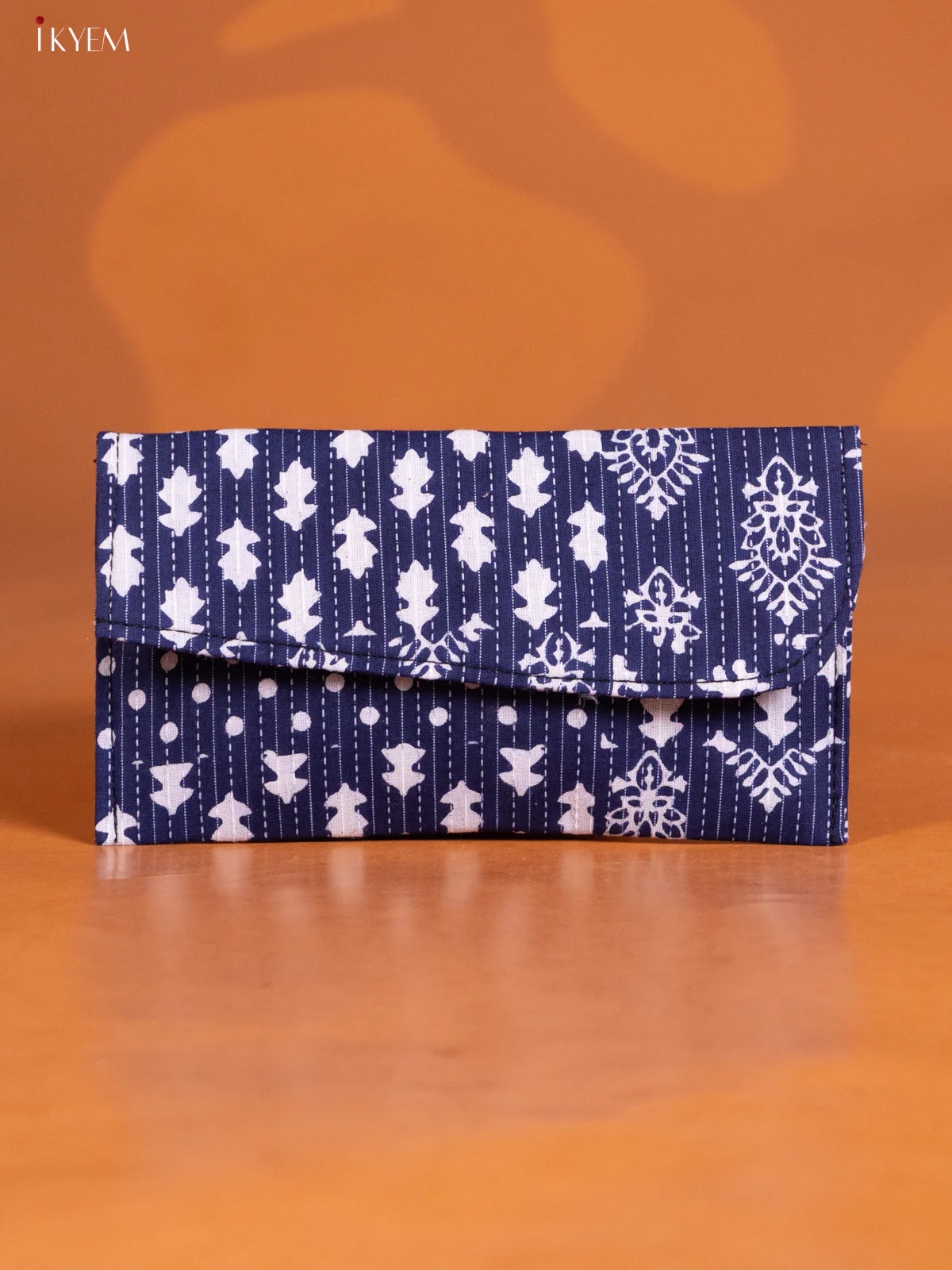 Ikat Design Handbag Combo Set - Navy Blue - KE16310 - Image 5