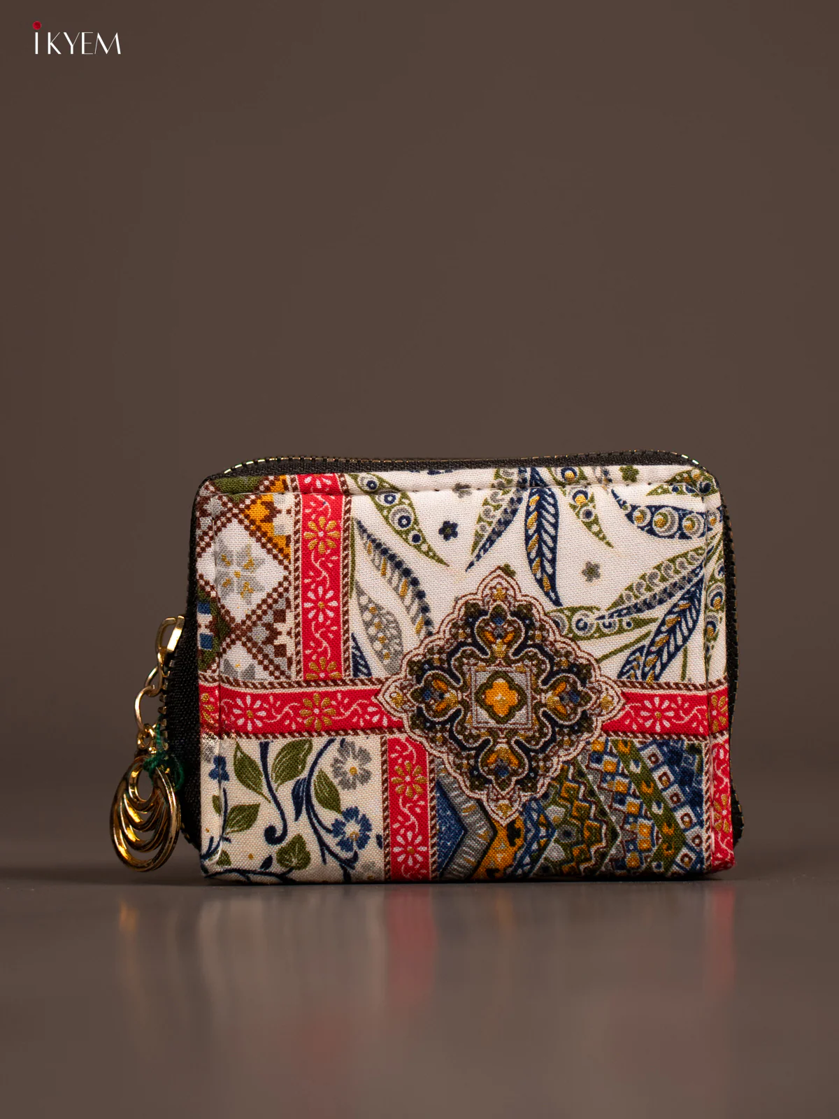Floral Print Wallet - Multicolour - KE21147
