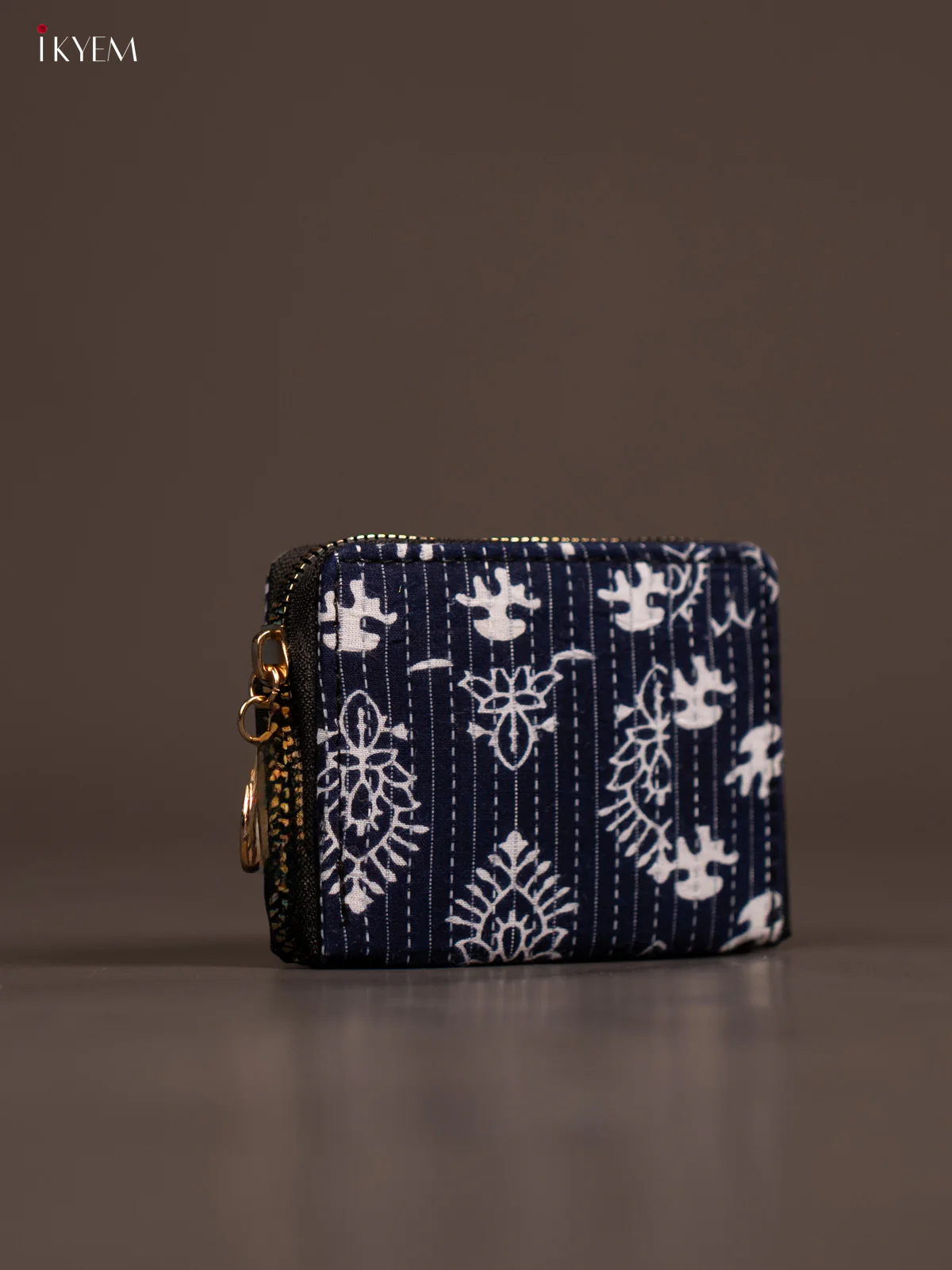 Ajrakh Print Wallet - Navy Blue - KE21182 - Image 2