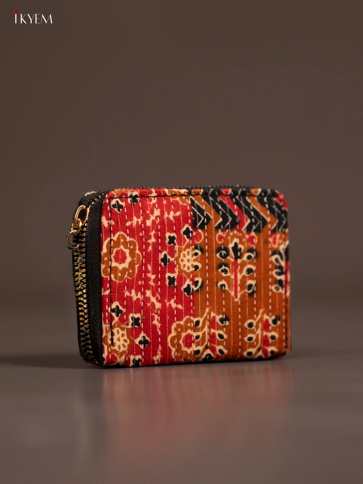 Ajrakh Print Wallet - Brown - KE21187 - Image 2