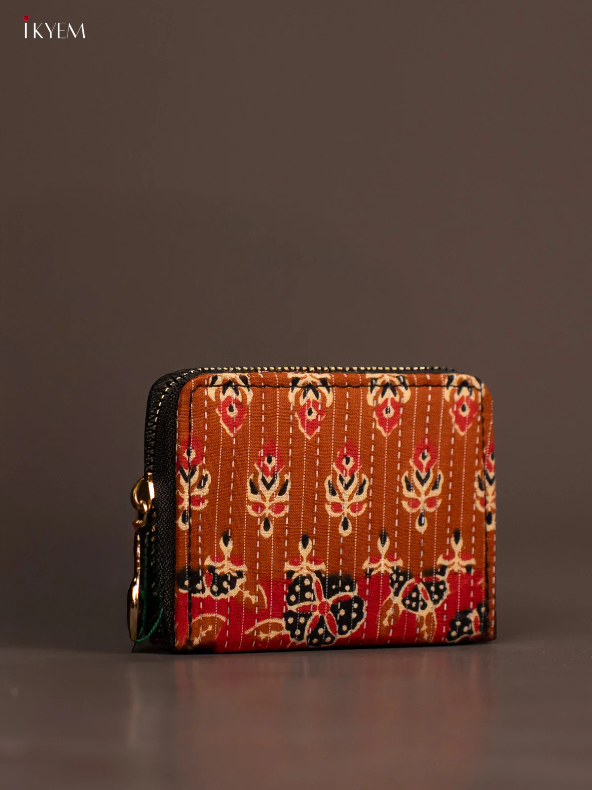 ajrakh print  Navy Red - Image 2