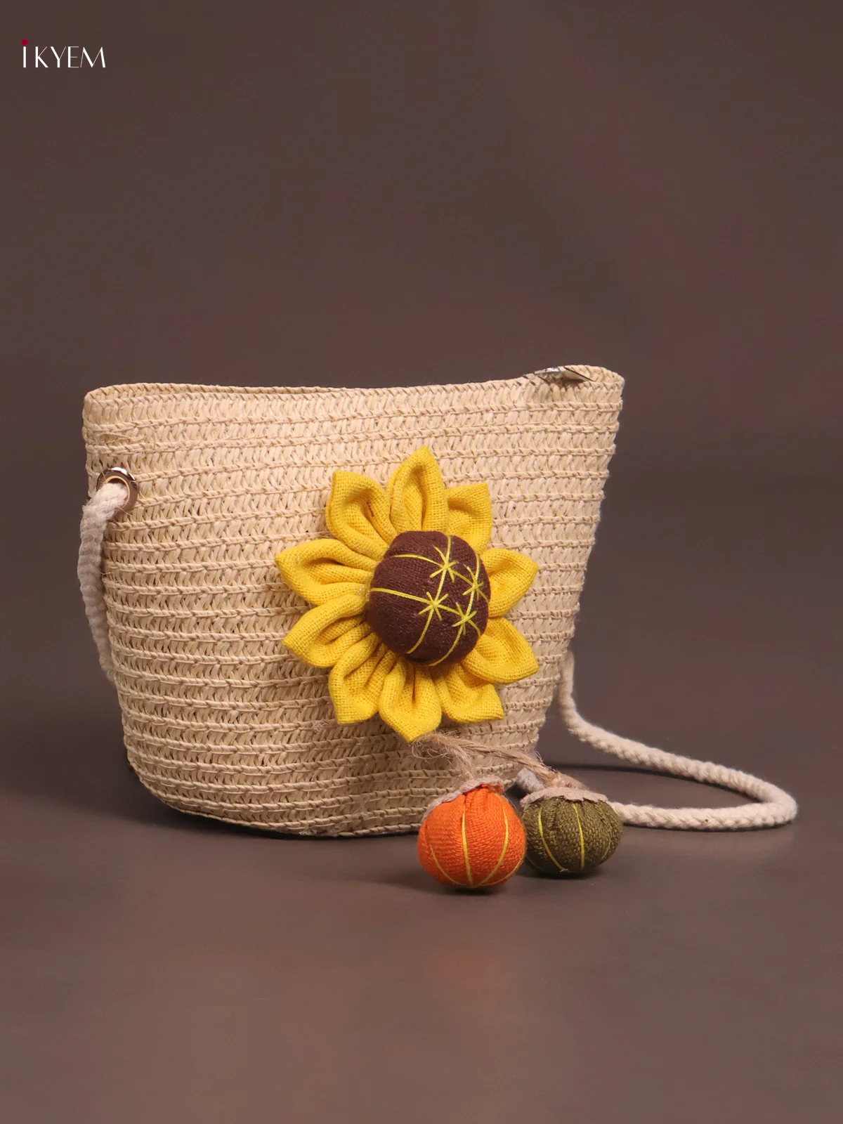 Beach Sling Bag For kids - Cream - KE21339 - Image 2