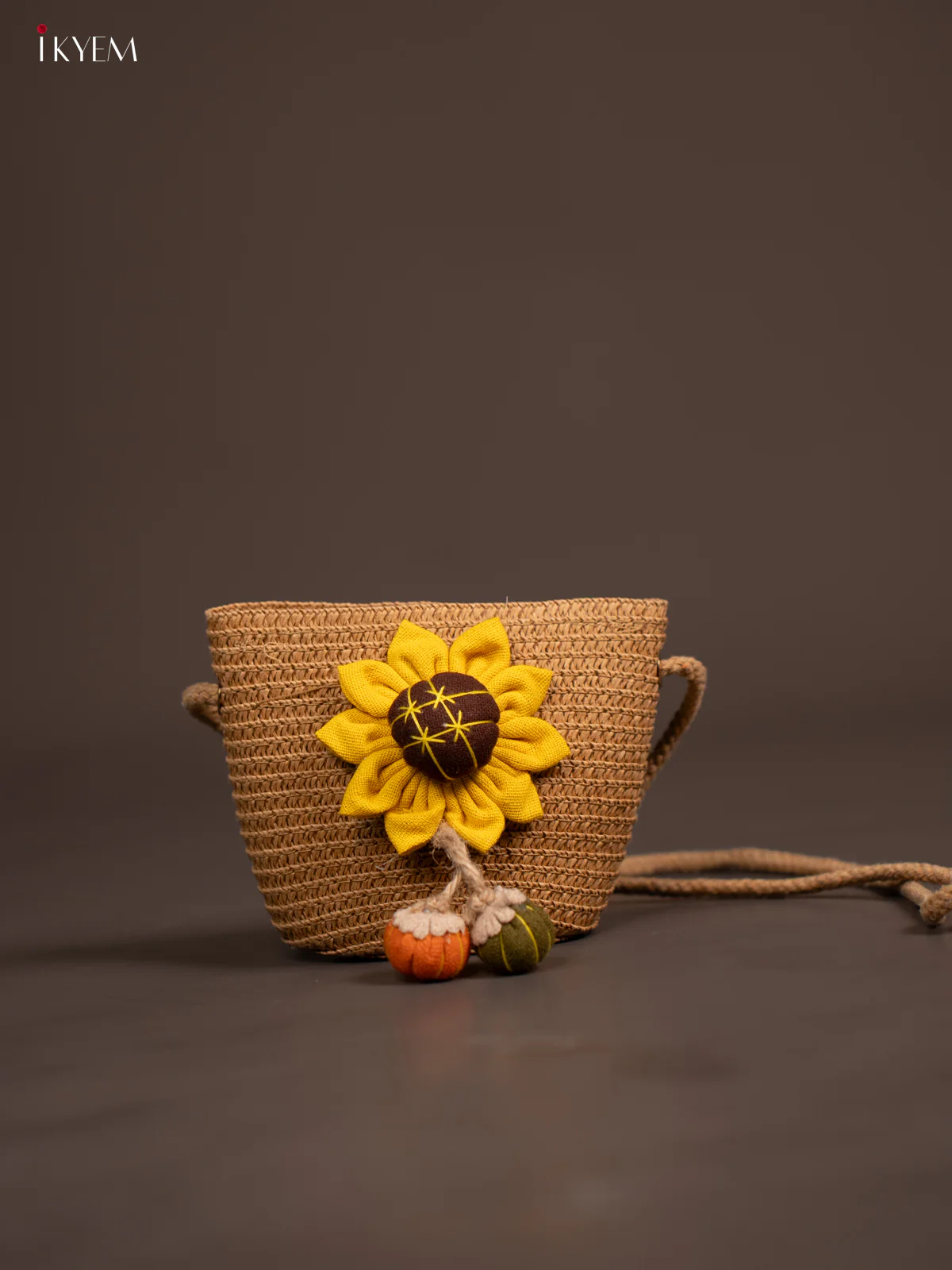 Beach Sling Bag For kids - Brown - KE21341