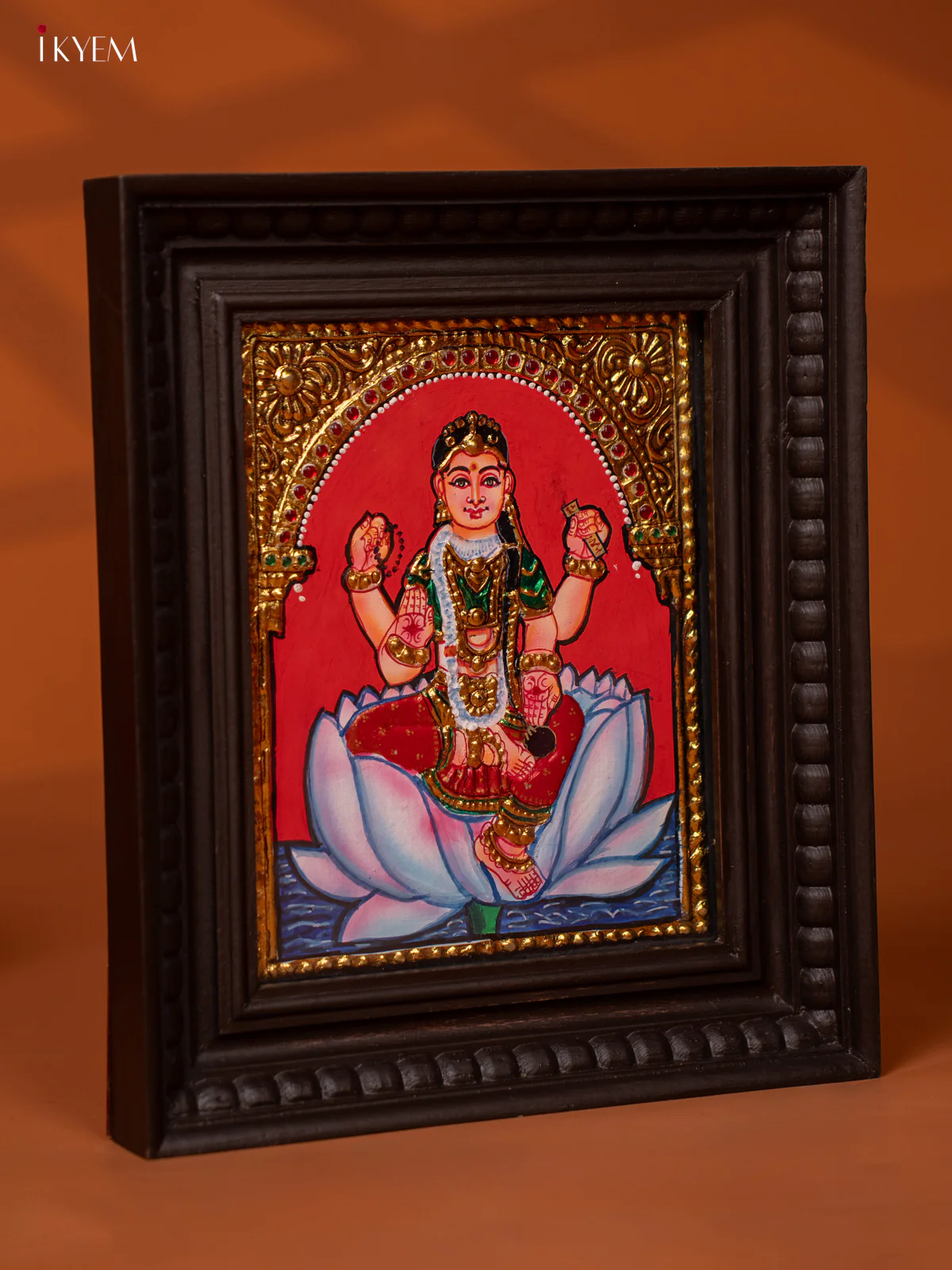 Bala Tripurasundari - Tanjore Painting (13x11) - KE27165 - Image 2