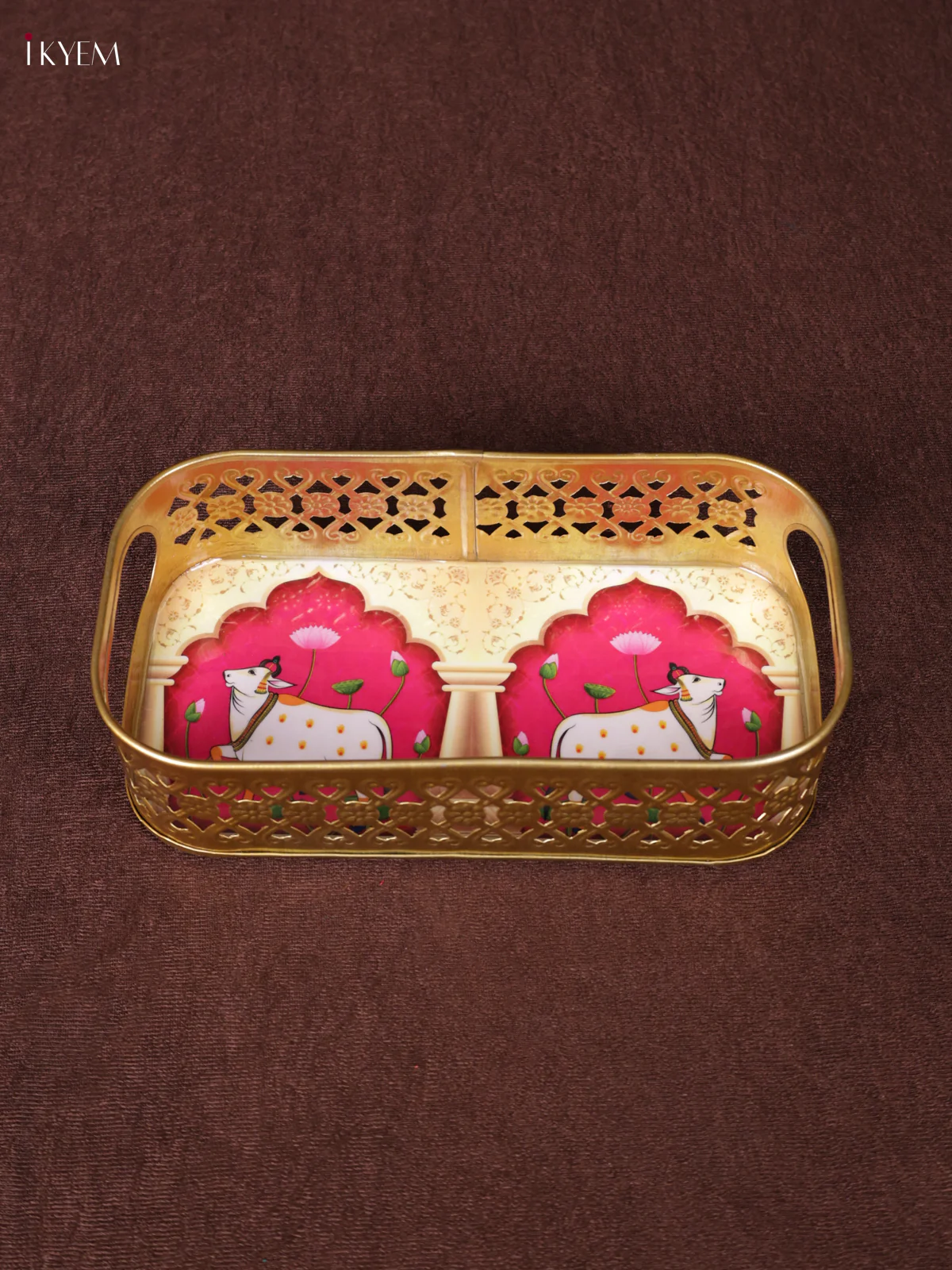 Cow Digital Printed - Tray - Purple - KEA1211