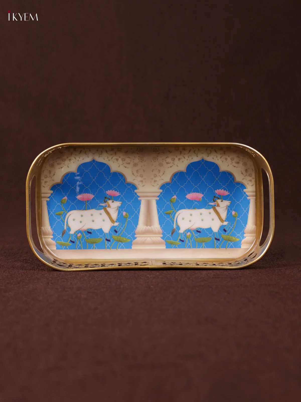 Cow Digital Printed - Tray - Blue - KEA1213 - Image 2