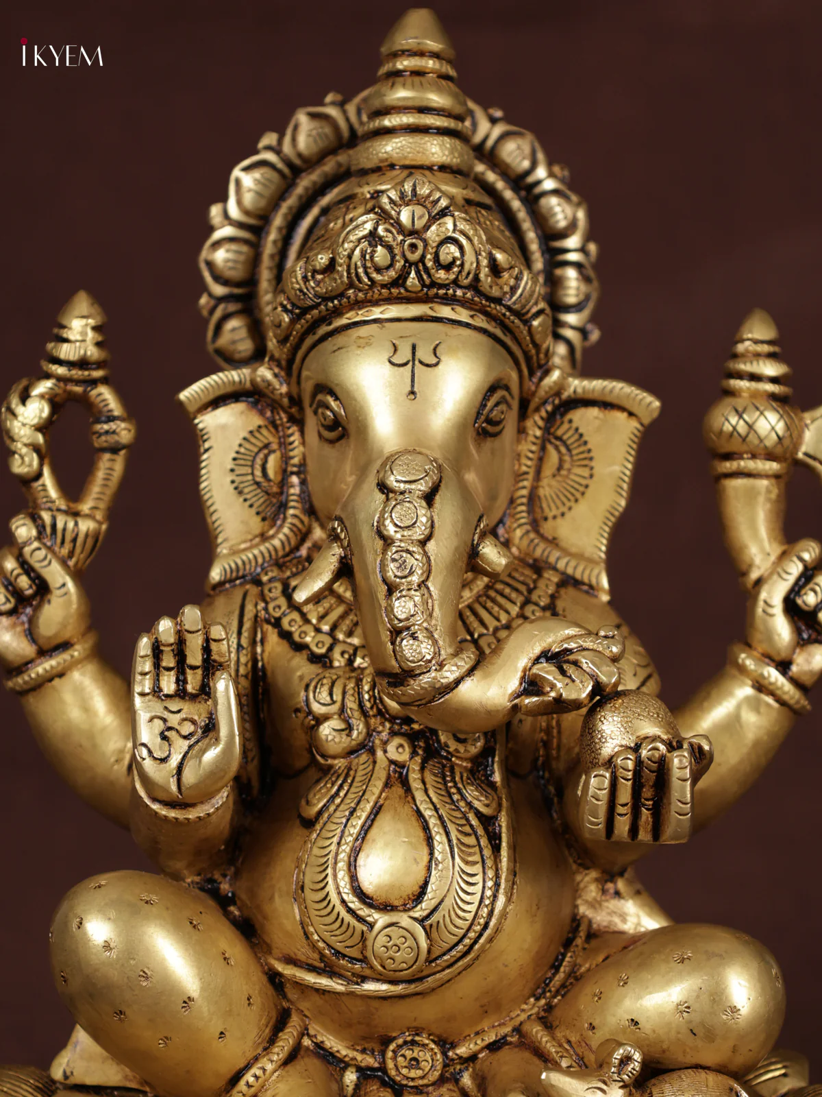 Brass Ganesha - KEA3106 - Image 3